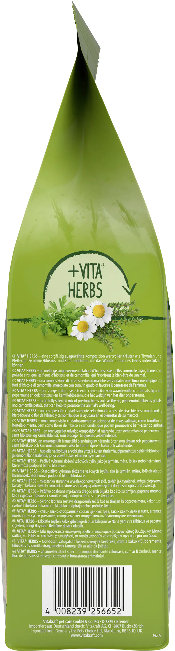 Vitakraft Zwergkaninchenfutter Menu Vital ZK 5 kg