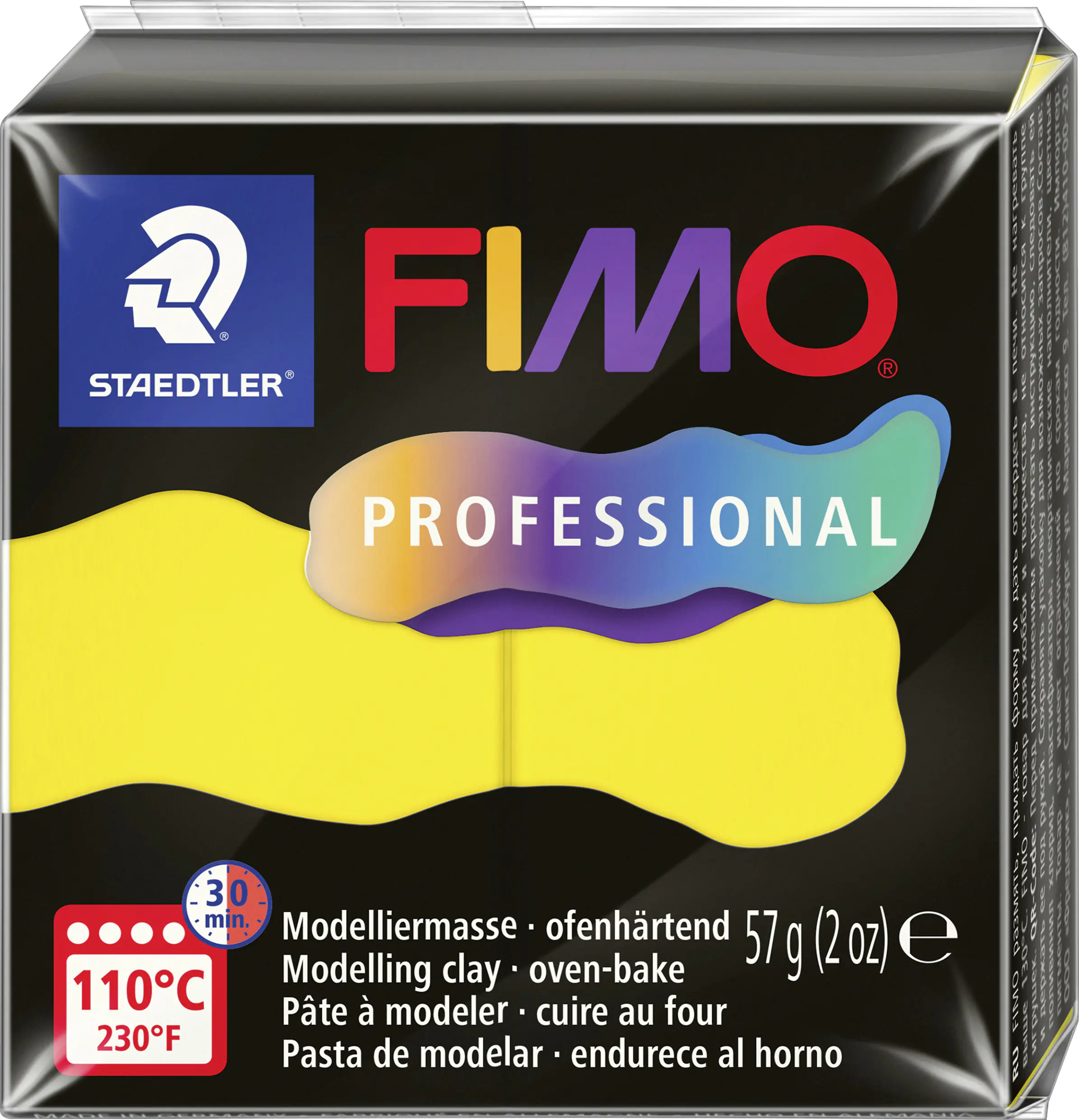 Fimo Modelliermasse professional gelb 57 g