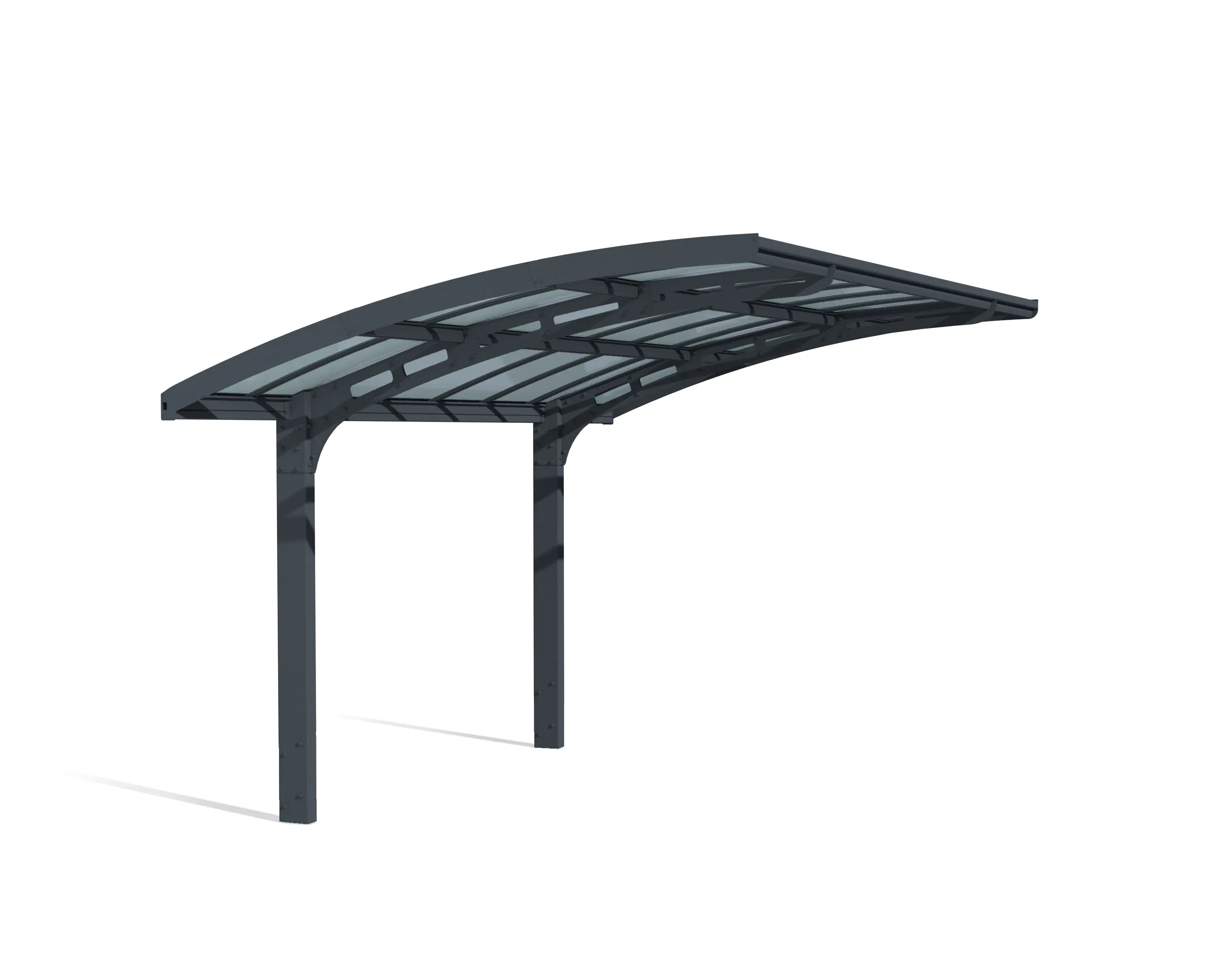 Canopia Carport Arizona Breeze 5000 Grau Alu 495 x 289 cm