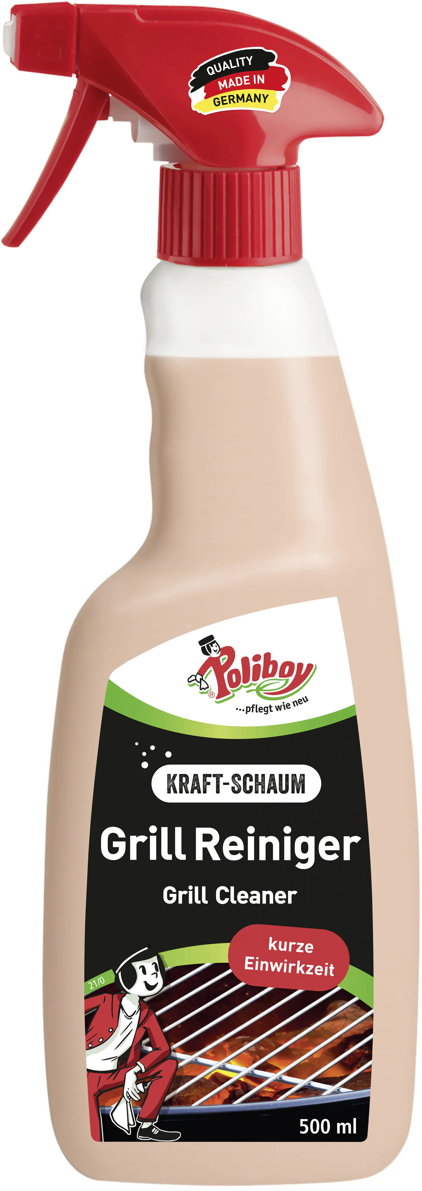 Poliboy Grill Reiniger Kraftschaum 500 ml