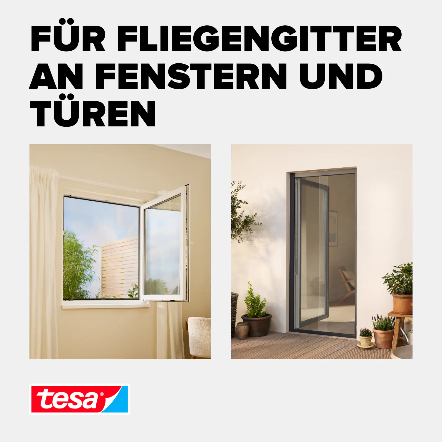 tesa Klettband-Ersatzrolle COMFORT für Fliegengitter 5,60 m
