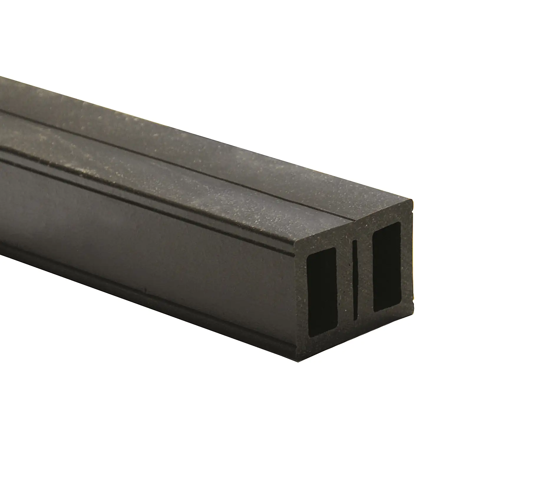 Kovalex Unterkonstruktion WPC 300 x 5,5 x 4 cm schwarz