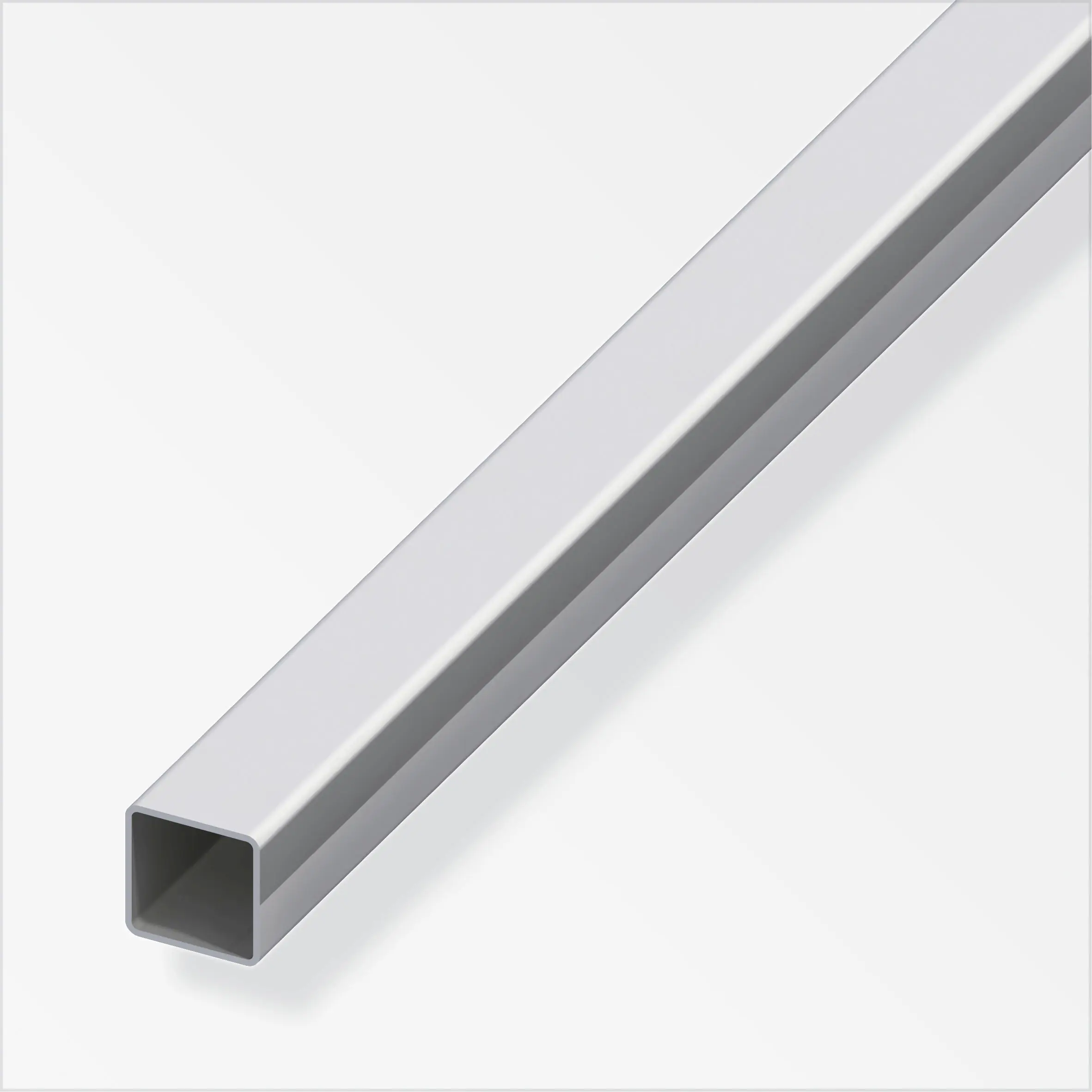 alfer Vierkantrohr 1 m, 15 x 15 x 1 mm EdelStahl roh natur