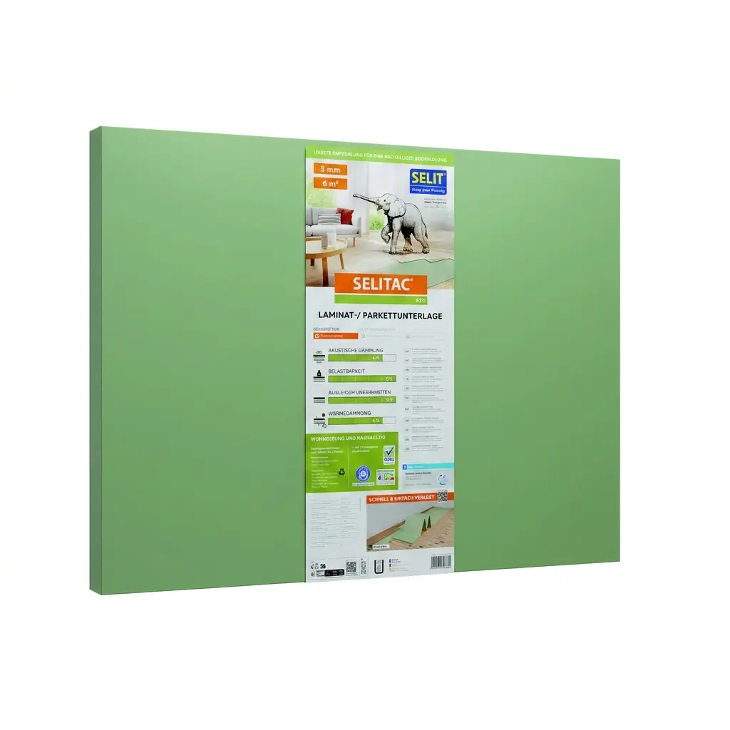 Selitac Trittschalldämmung Parkett- & Laminat Eco 5 mm 6 m²