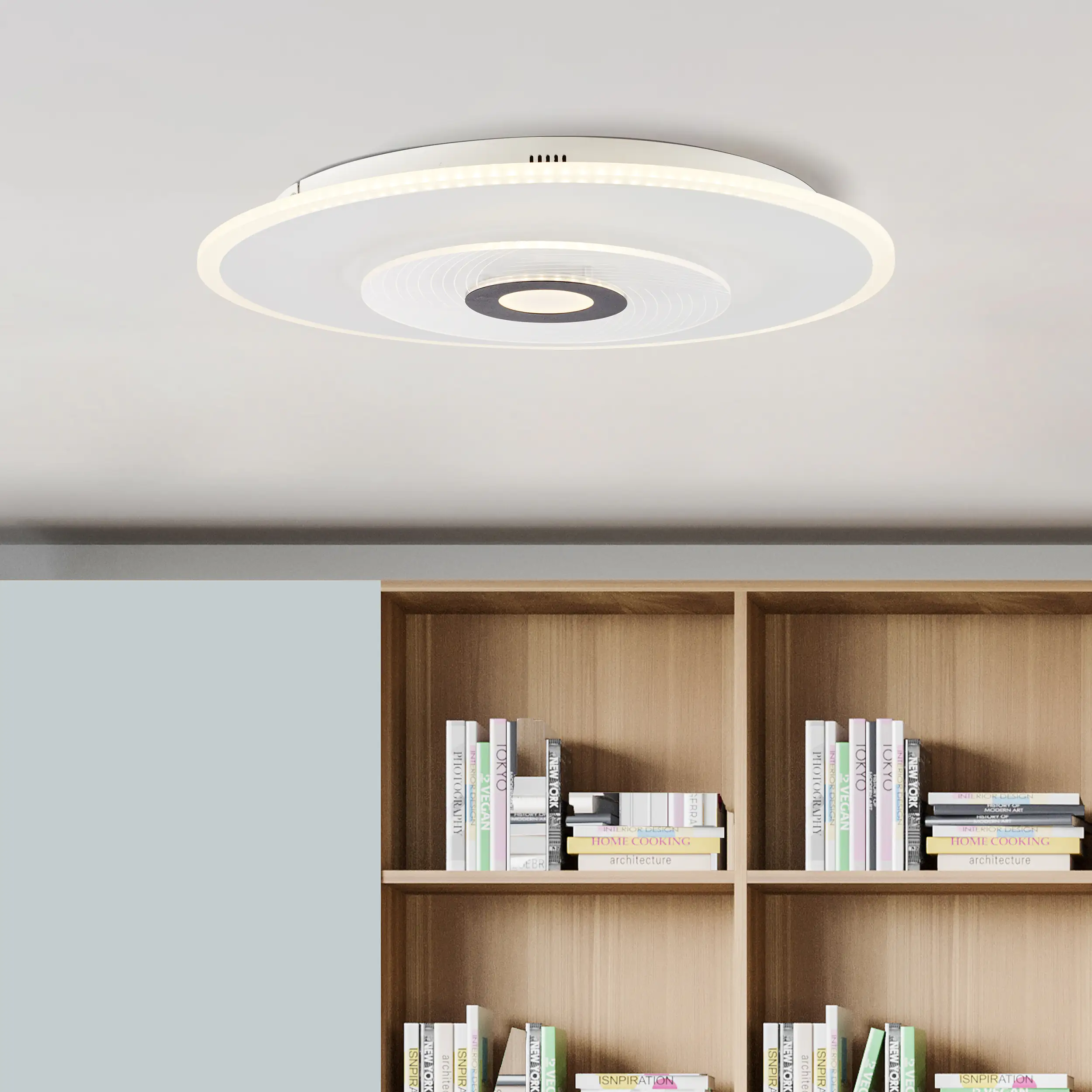 Brilliant CCT LED Deckenleuchte Peron 32 W dimmbar Ø 47,5 cm weiß