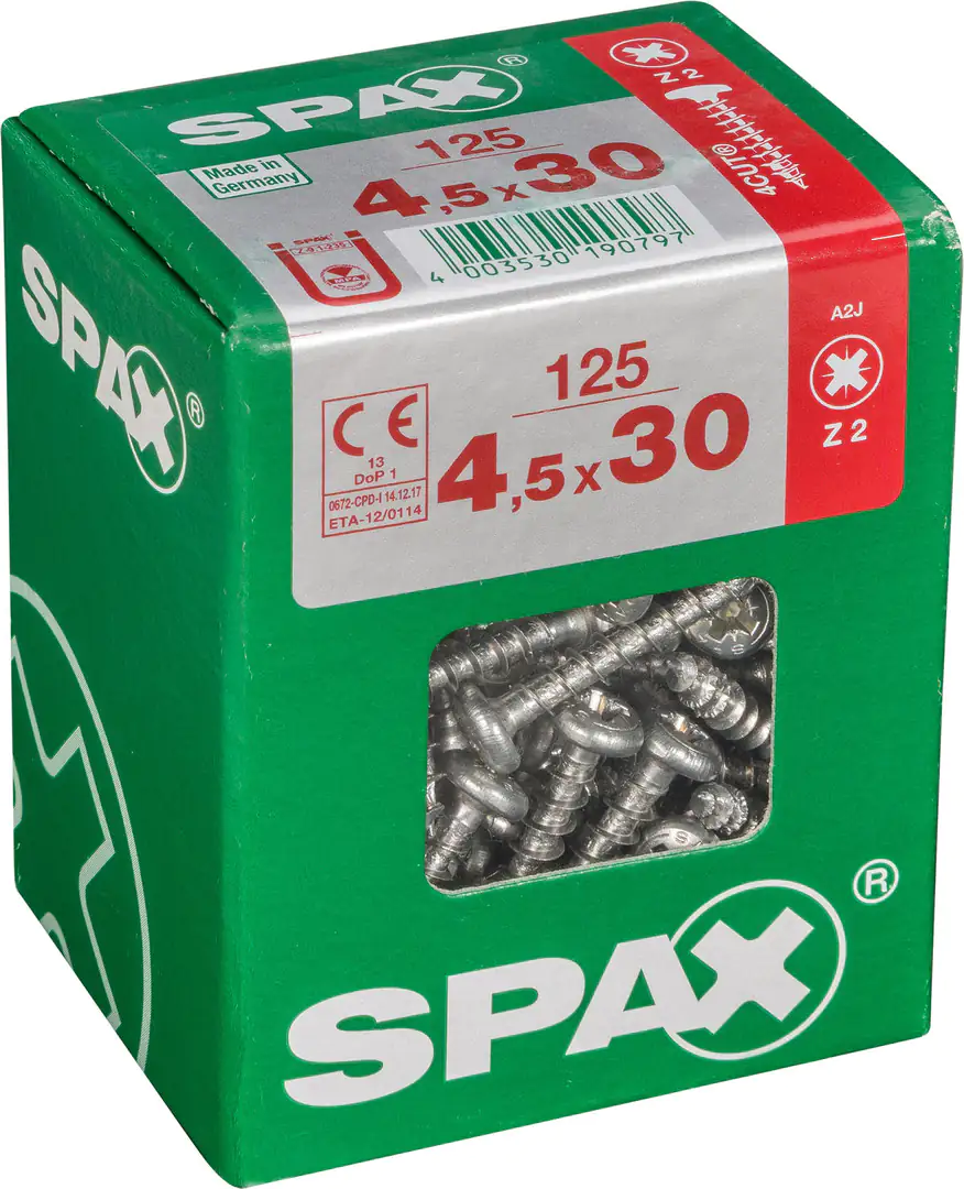 Spax Universalschrauben 4.5 x 30 mm TX 20 - 125 Stk.