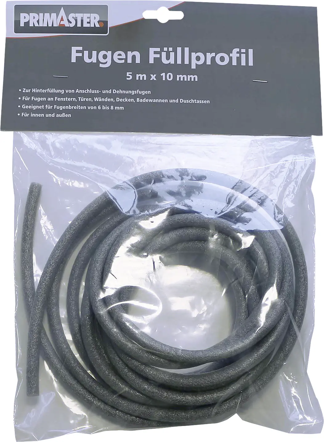Primaster PE-Fugenfüllprofil 10 mm x 5 m