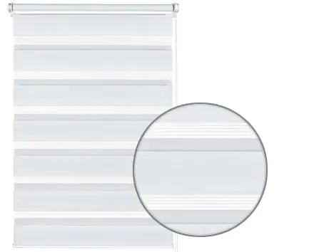Gardinia EasyFix Doppelrollo weiß 100 x 150 cm