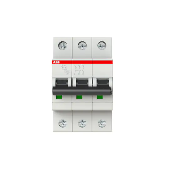 ABB Leitungsschutzschalter B16 16A, 3-polig, S203-B16