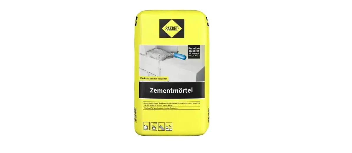 SAKRET Zementmörtel 40 kg Sack 30 St. Palettenabnahme