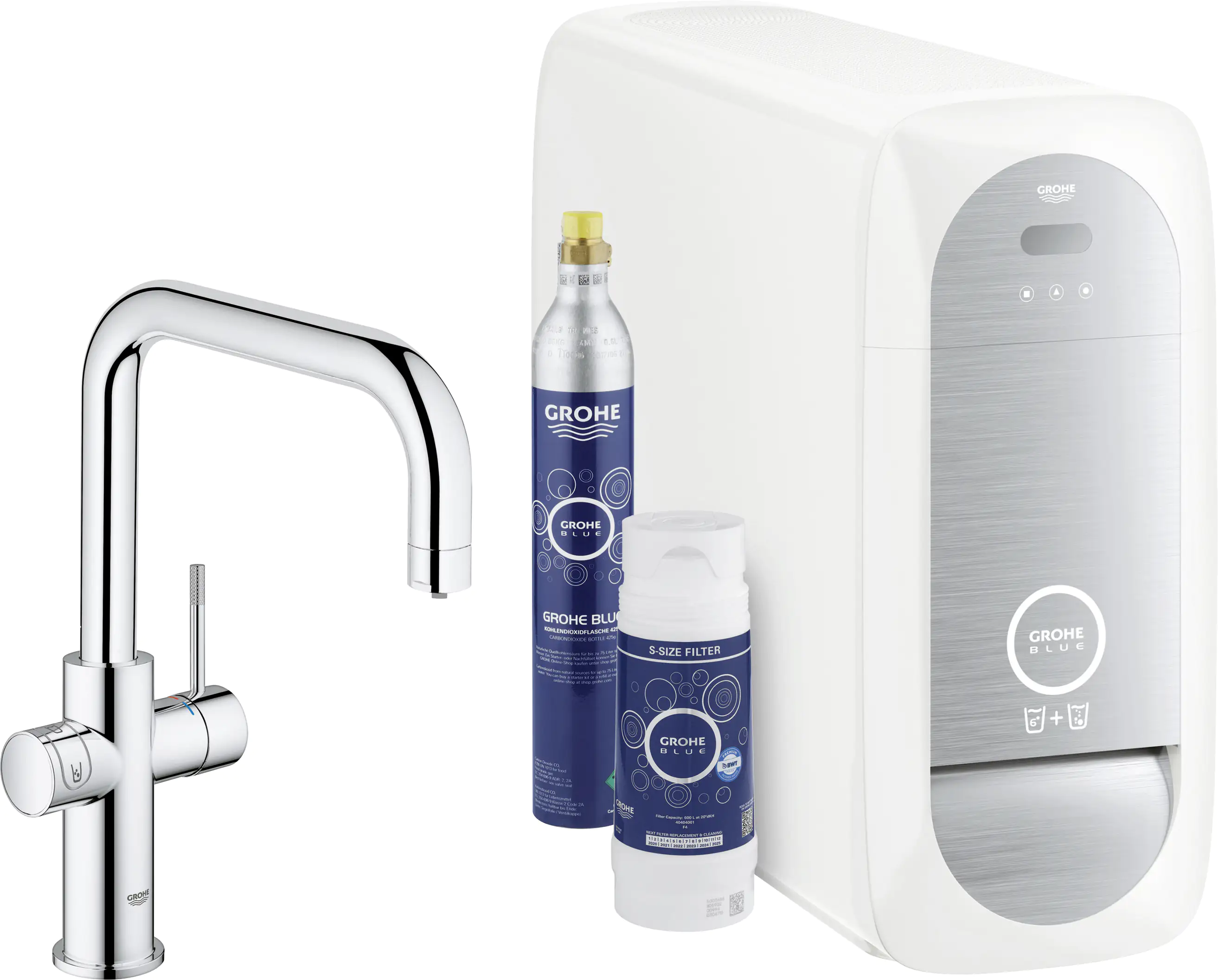 Grohe Blue Home U-Auslauf Starter Kit chrom