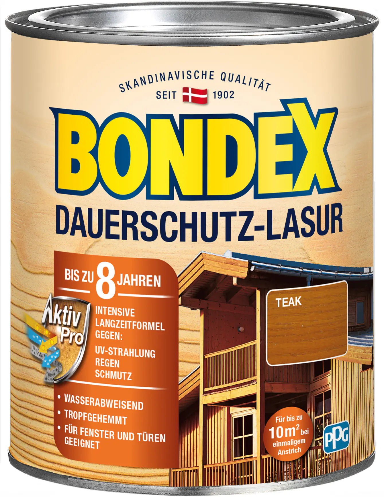 Bondex Dauerschutz Lasur 750 ml teak
