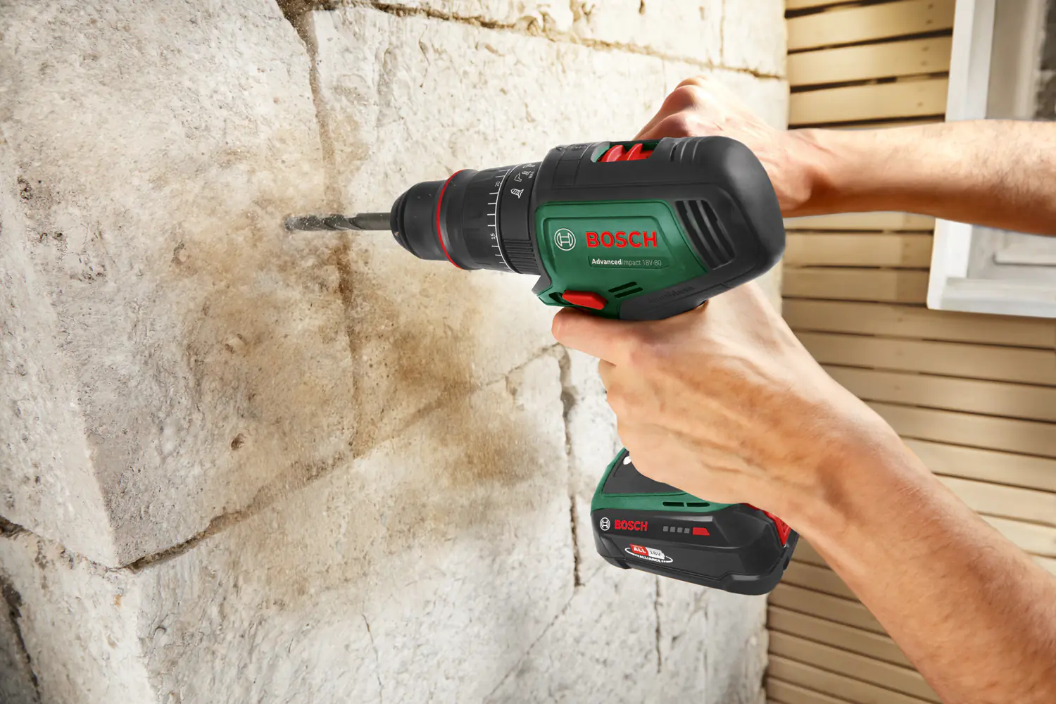 Bosch Akku-Schlagbohrschrauber AdvancedImpact 18V-80 QuickSnap inkl. 2 Akkus & Ladegerät