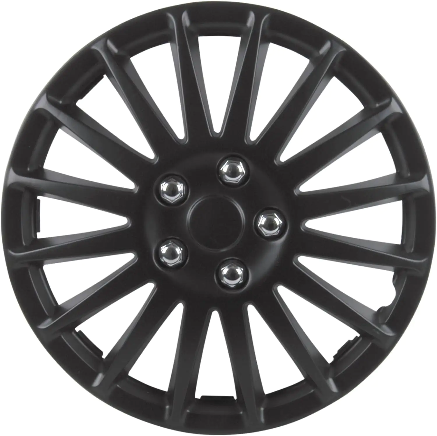 Unitec Radzierblenden Suzuka 40 cm (16 Zoll) schwarz 4 Stück