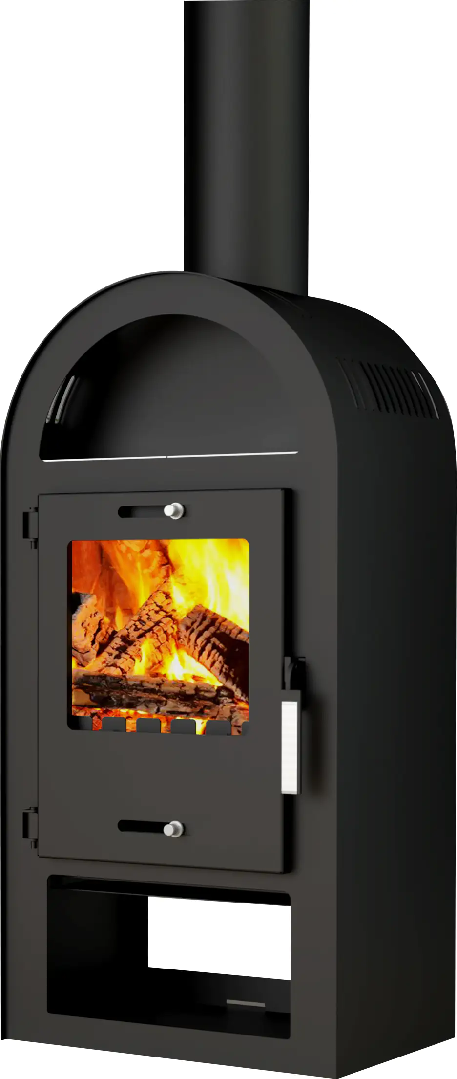 Accente Kaminofen Magna 3.0 schwarz 7 kw