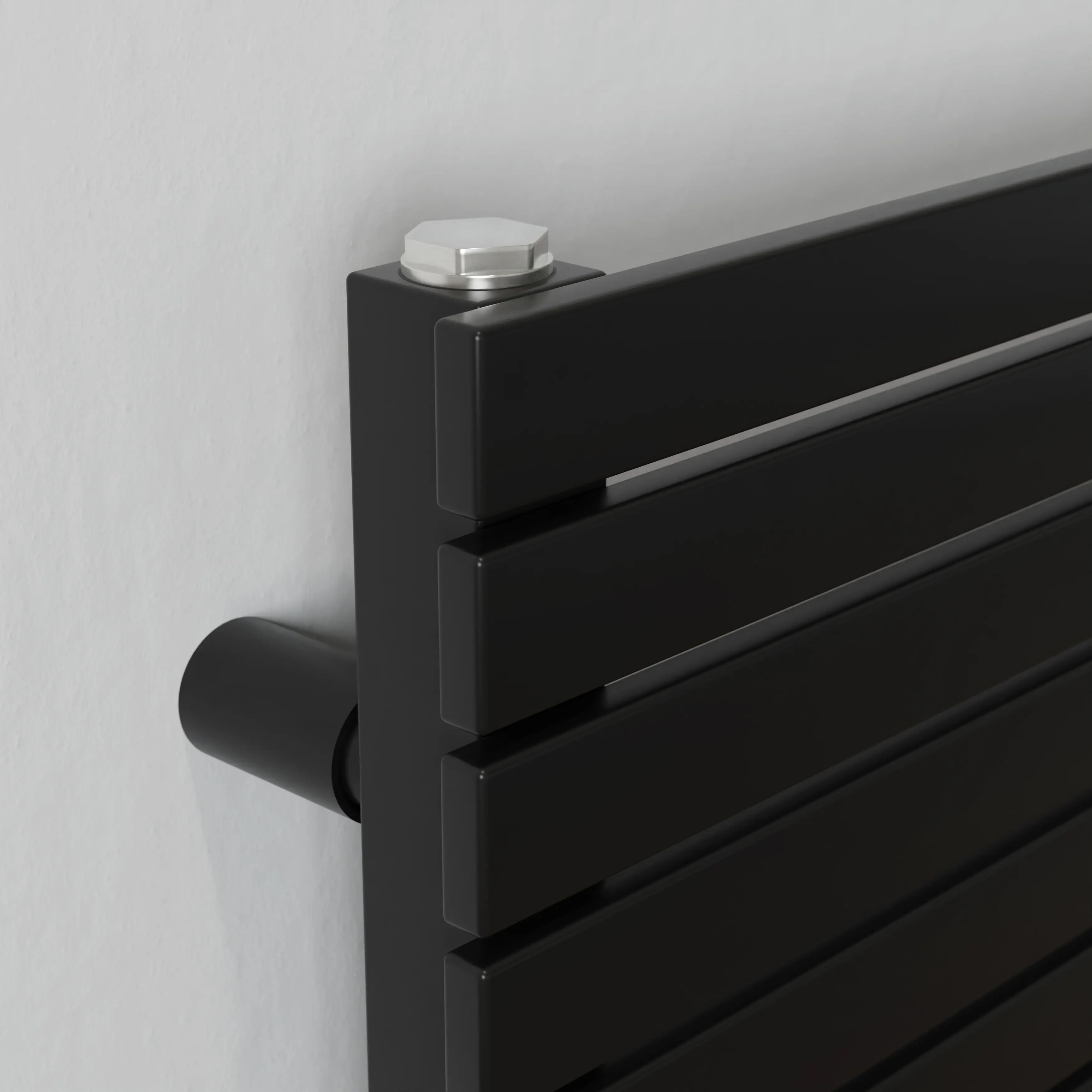 Ximax Handtuchheizkörper P2 Slim 118,5 x 60 cm 735 Watt schwarz matt