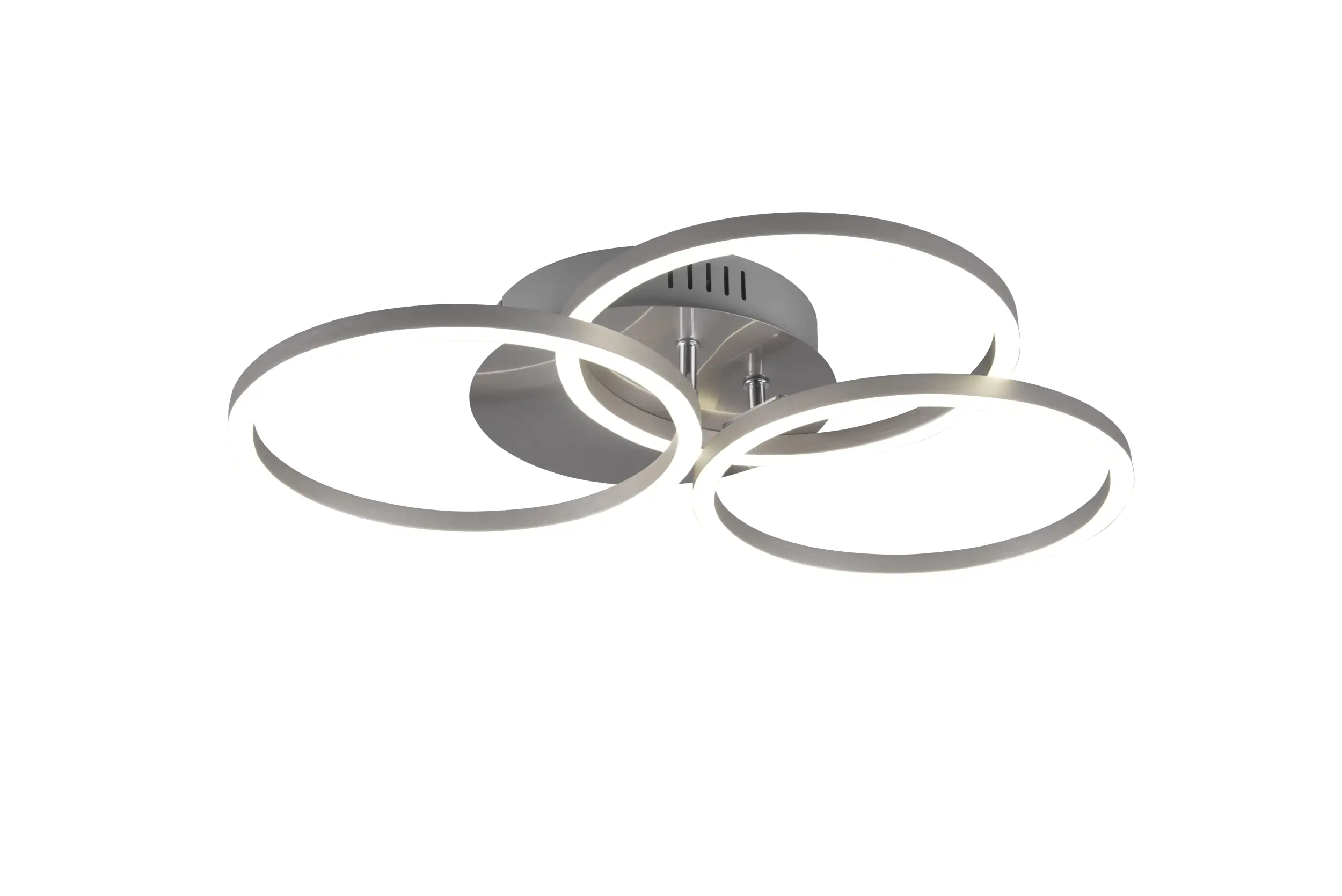 Reality LED Deckenleuchte Circle nickel matt Fernbedienung