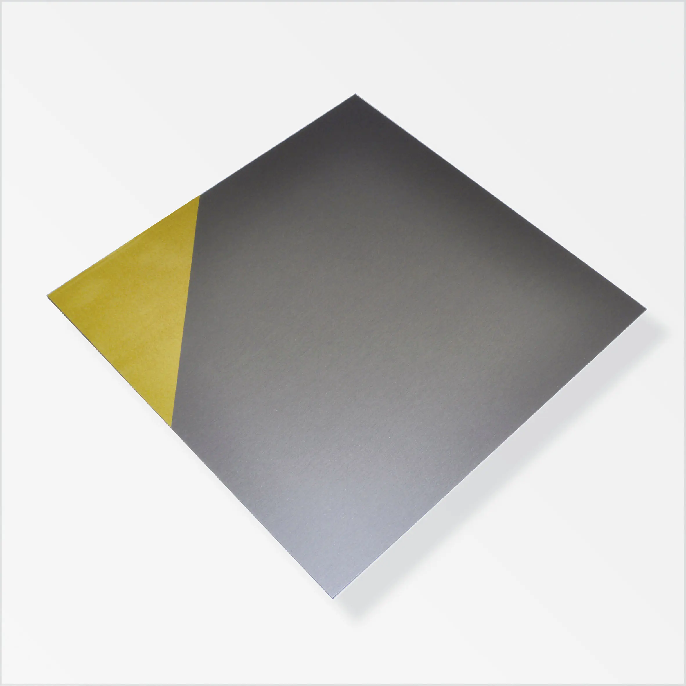 alfer Kunststoffplatte, heißgeprägt 300 x 300 mm Kunststoff edelstahl optik
