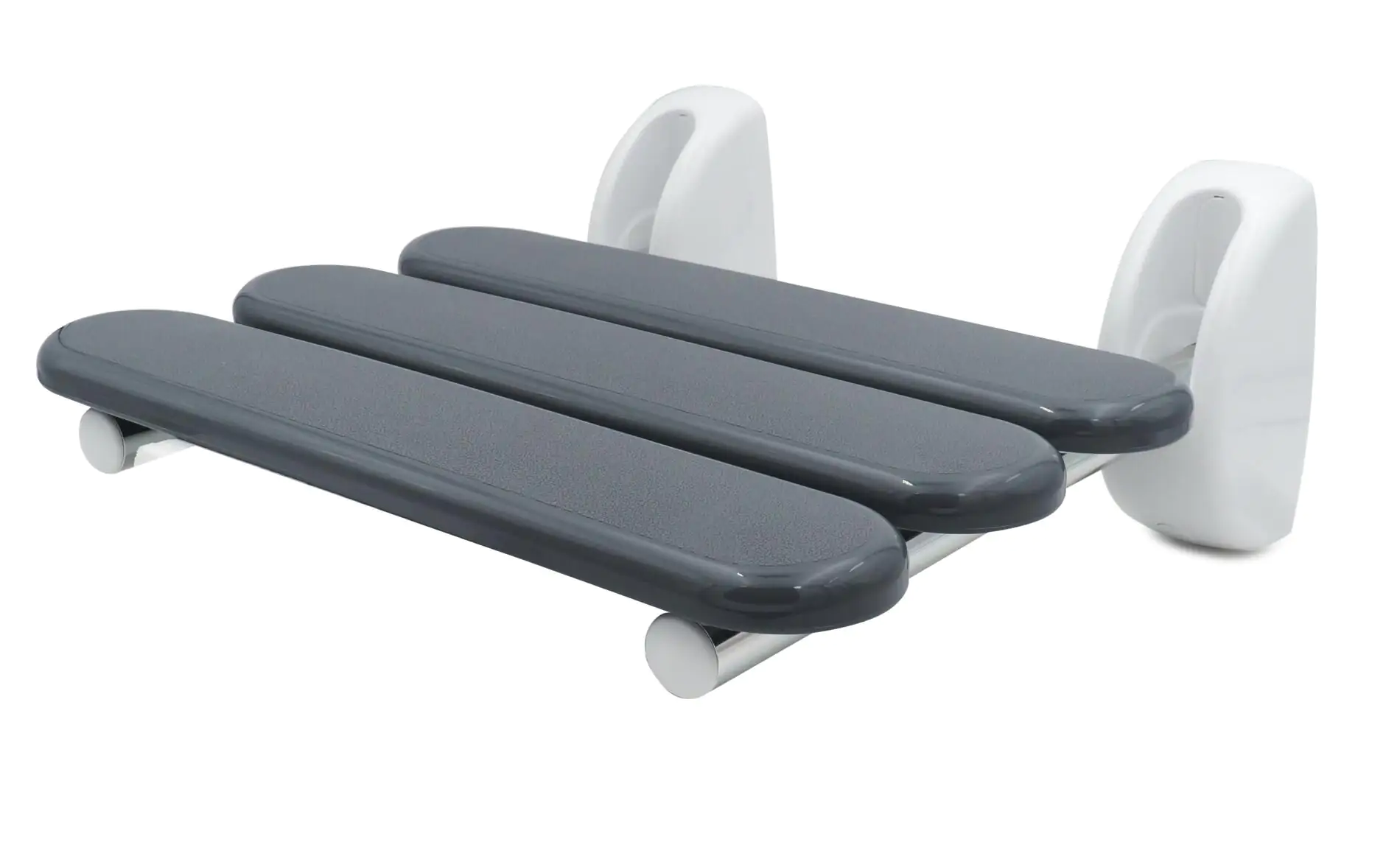 Ridder Dusch-Klappsitz Pro, zementgrau, PA / Aluminium