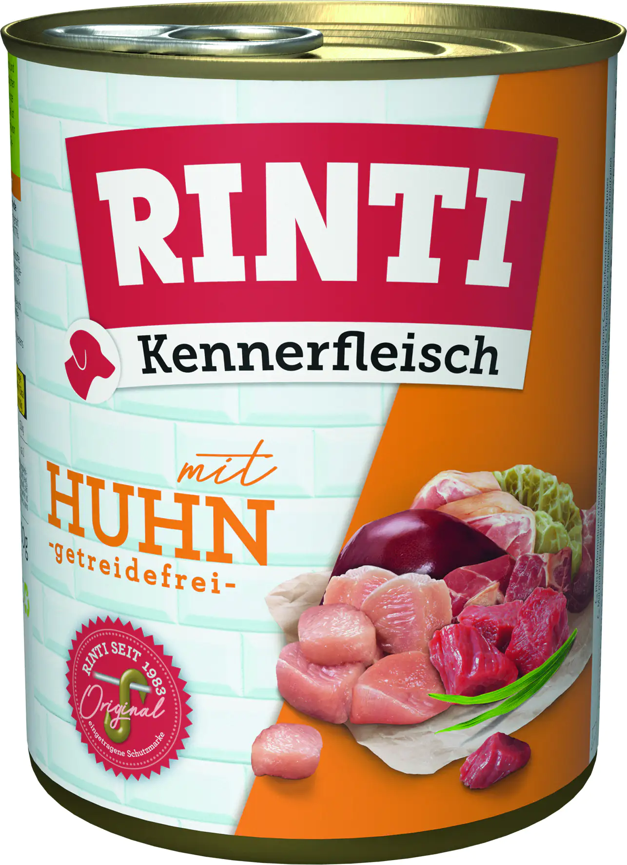 Rinti Kennerfleisch Hundenassfutter Adult getreidefrei 800 g Huhn bei Kartonabnahme
