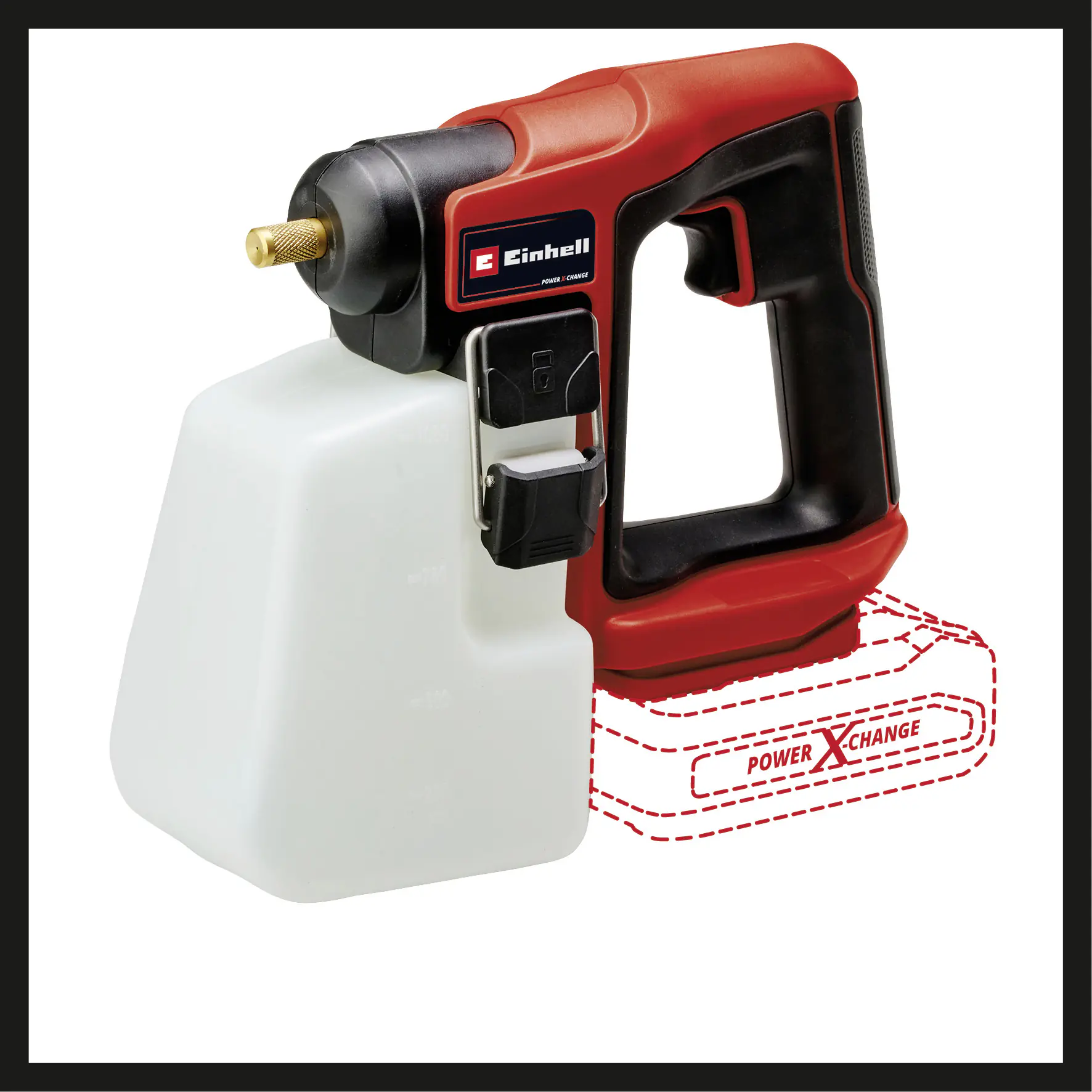 Einhell Akku Drucksprühgerät GE-WS 18/10 Li-Solo 9,6 l/h Durchflussmenge