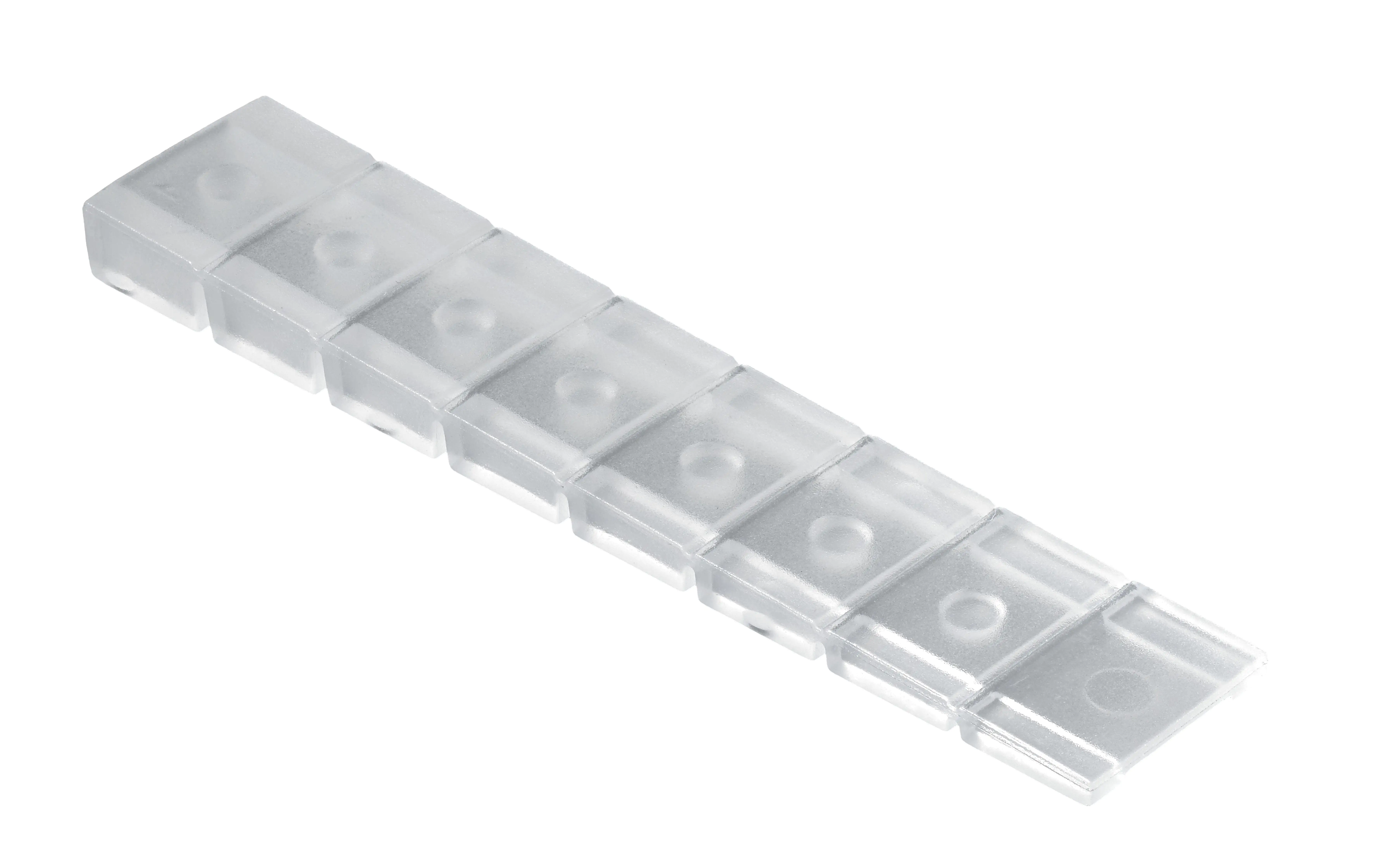 Hettich Unterlegkeil zum Abknipsen 8,0 x 20 x 100 transparent - 8 Stück