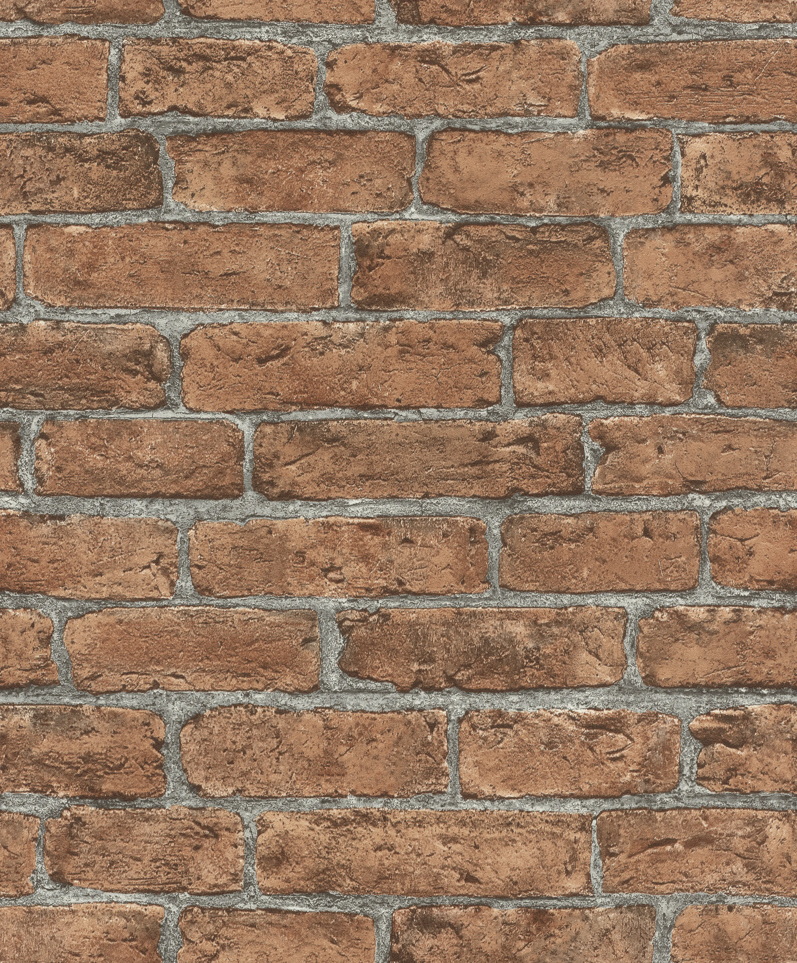 Rasch Vliestapete Stein rot 10,05 x 0,53 m