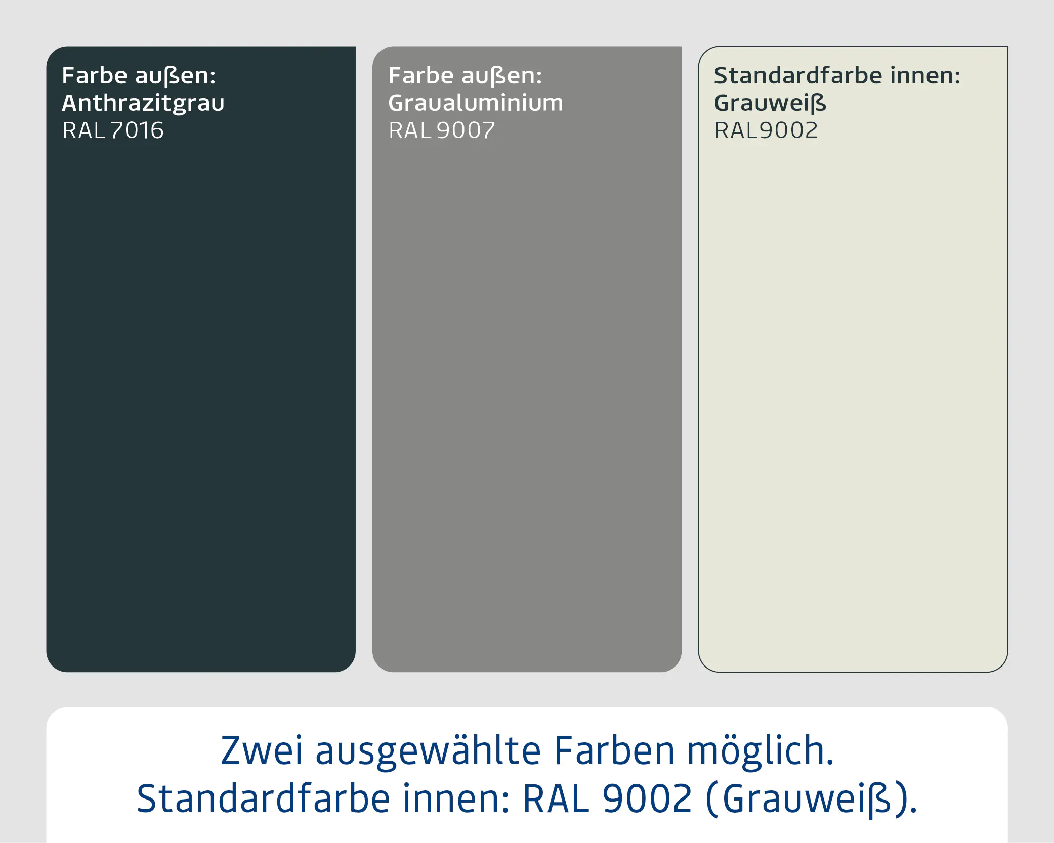 EcoStar Metallgerätehaus Euroline EFD14 LB graualuminium 310 x 310 cm 2-flg.
