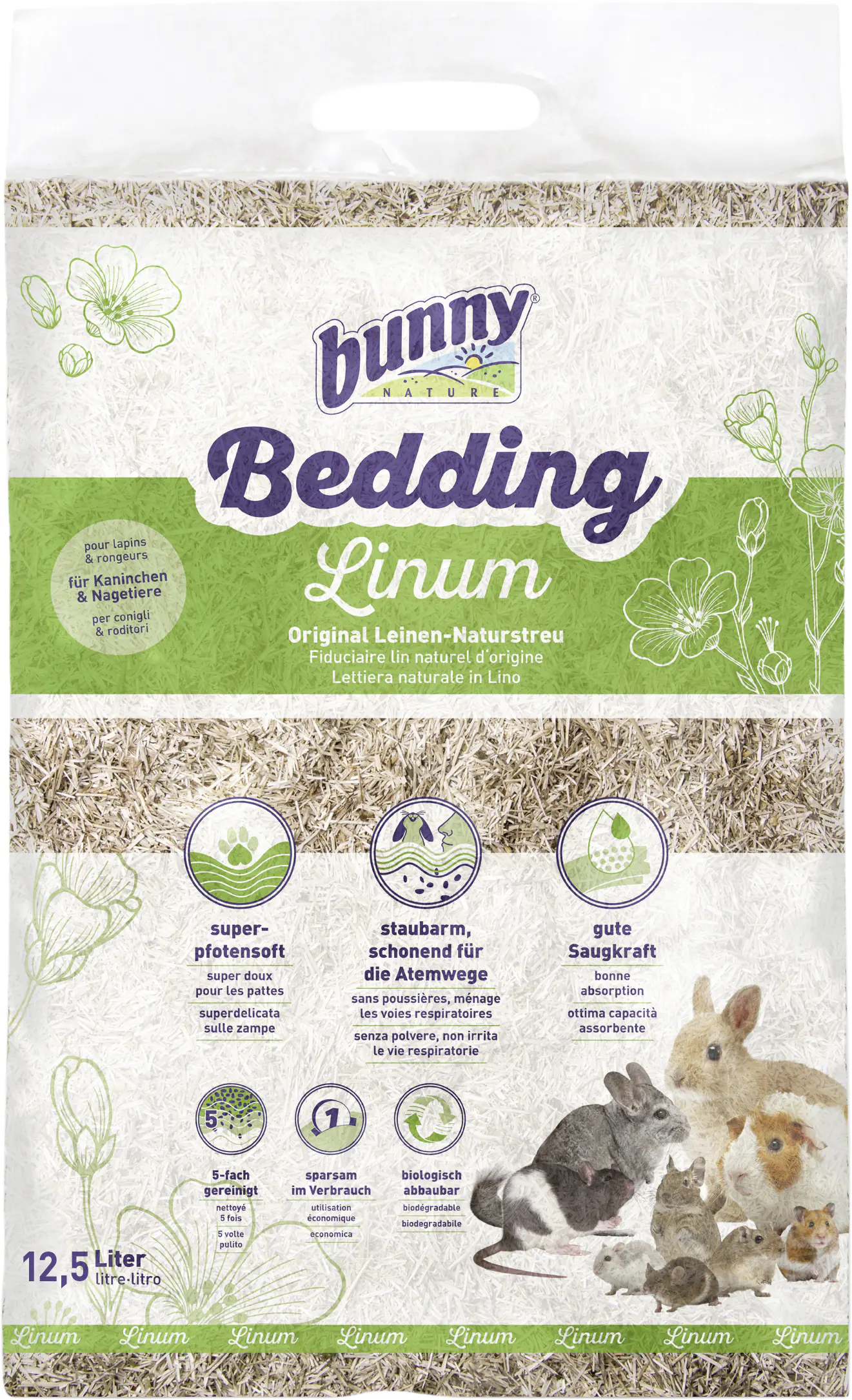 bunny Bedding Linum 12,5 l für Nager