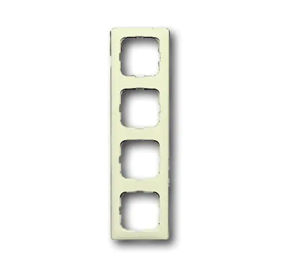 Busch-Jaeger Abdeckrahmen 4-fach Duro 2000 SI Linear, weiß, 2514-212K-102