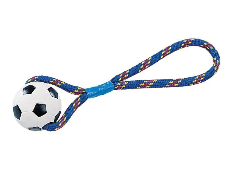 Nobby Vollgummi Ball mit Seil