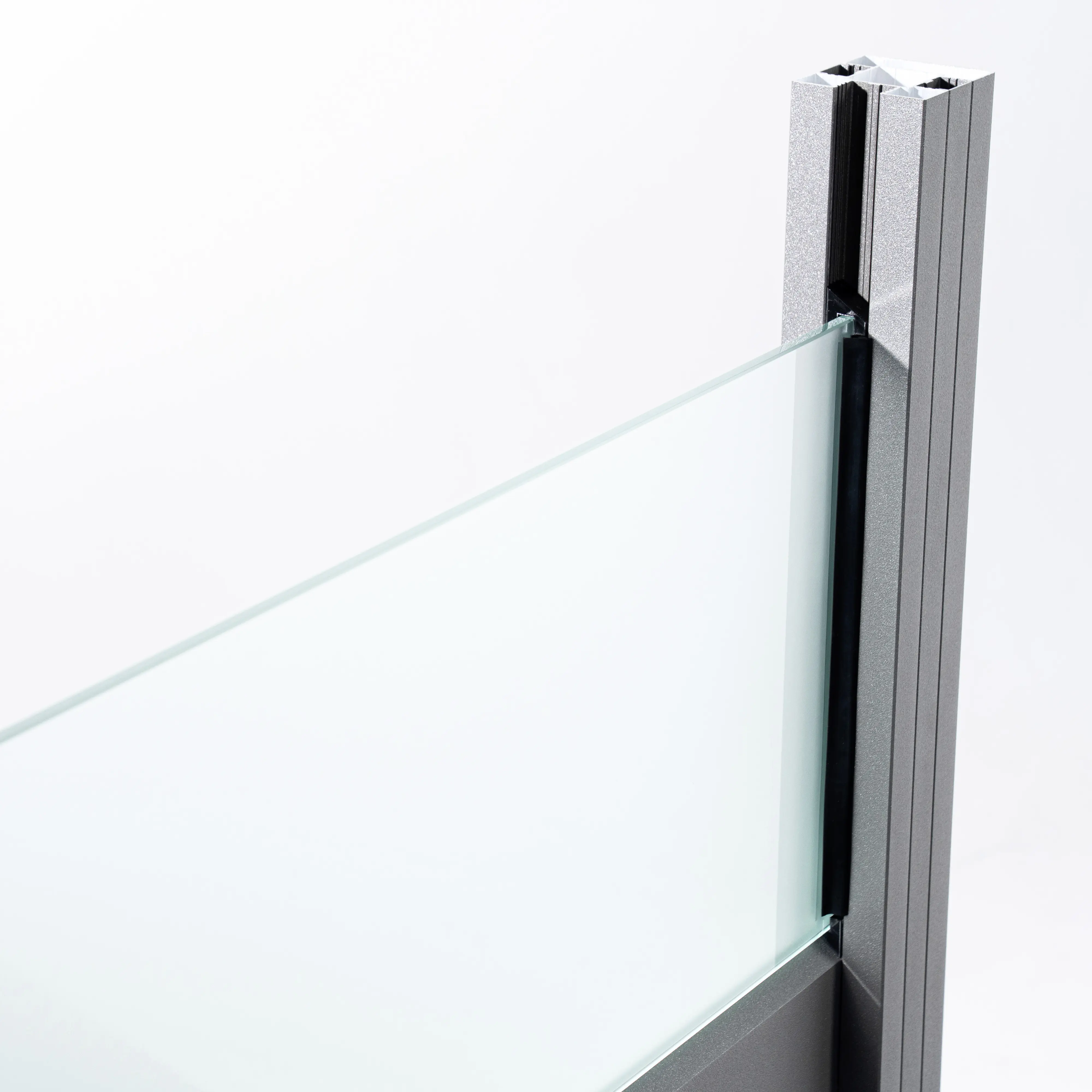 Ambiente Alu-Zaun Grundset Rhombus MINI 187 x 124,2 cm grau 