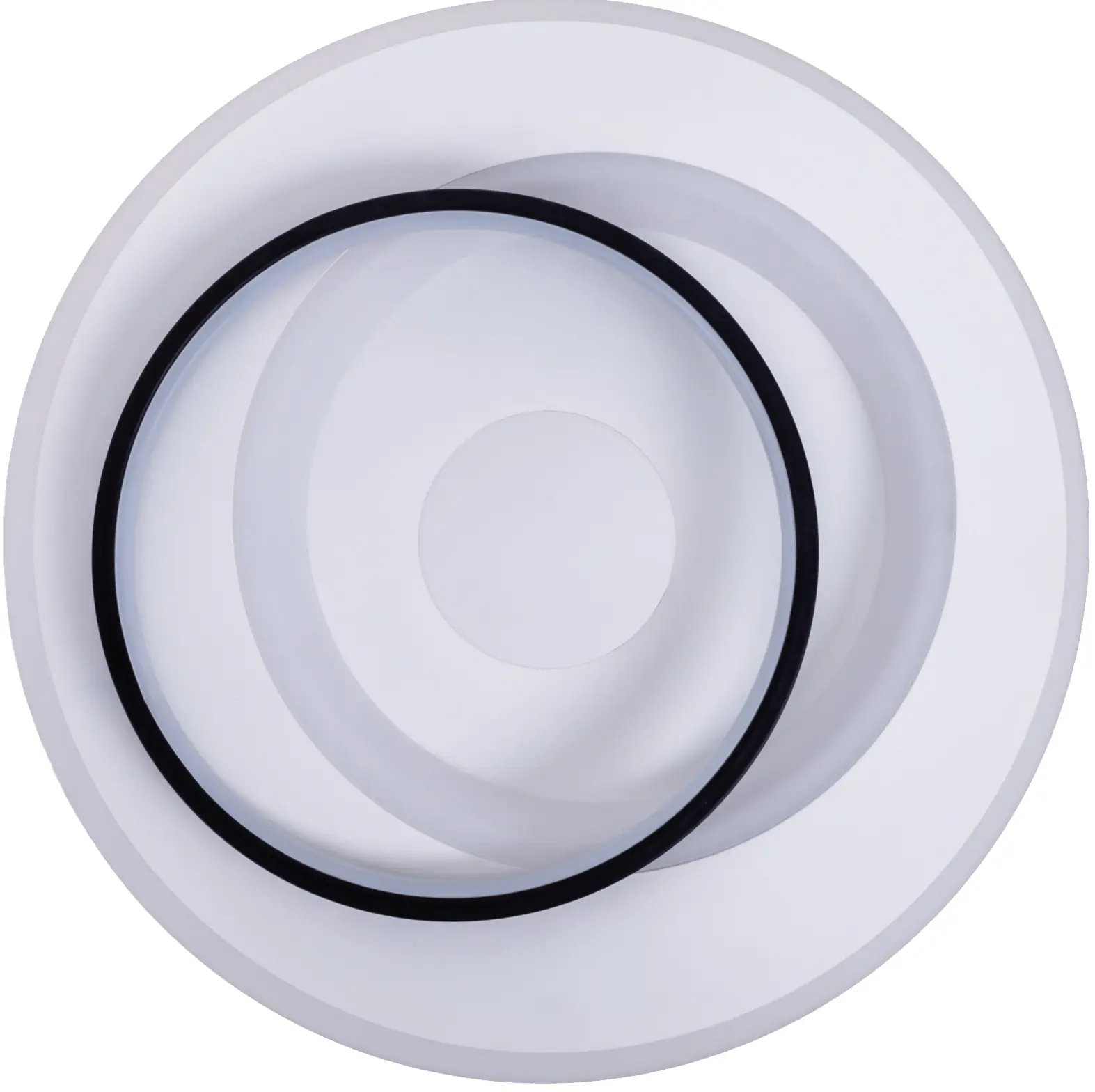 Light & More LED Deckenleuchte Lupin 3D-Effekt 40 W Metall warm-kaltweiß