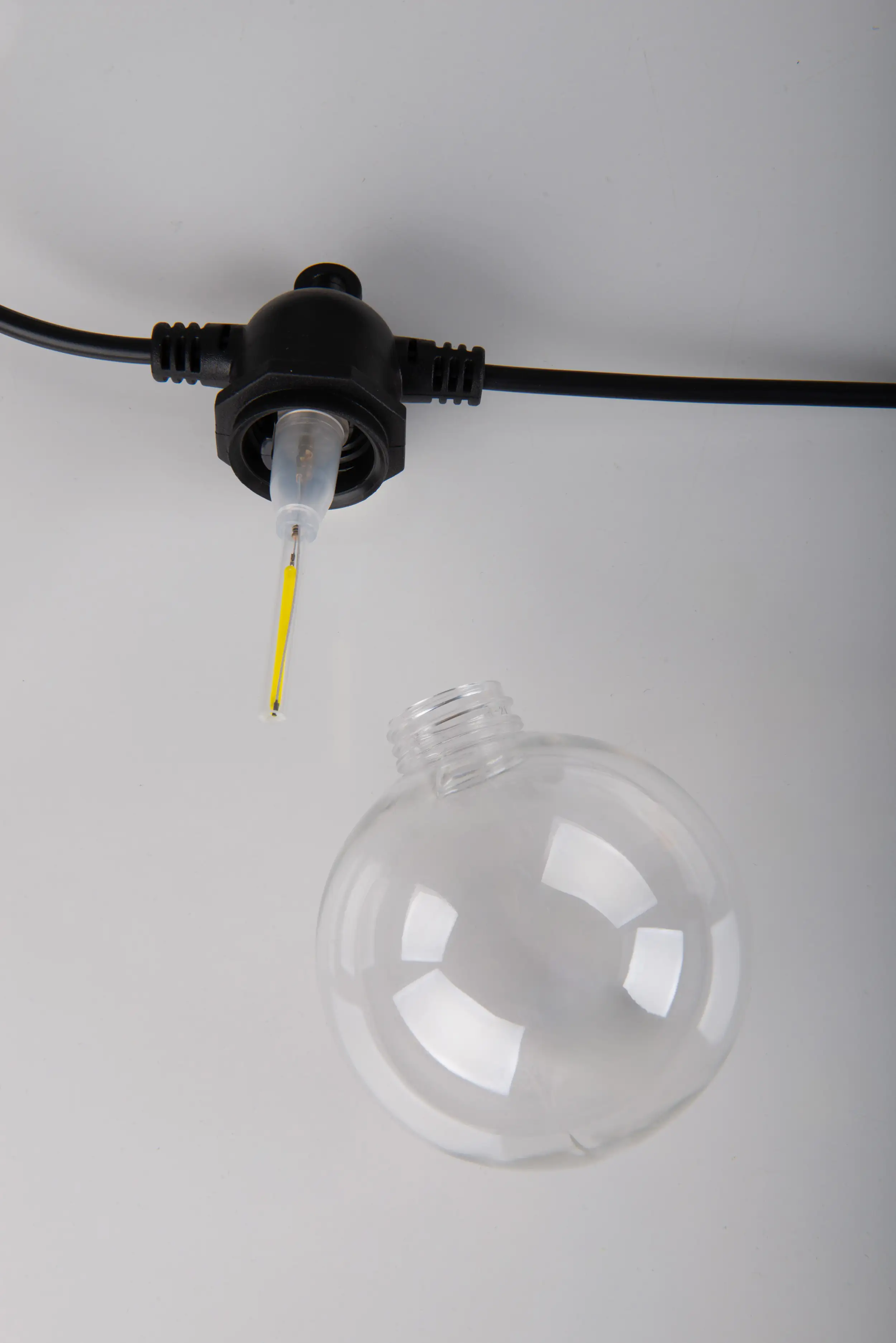 Light & More 10er LED Solar-Lichterkette 10 m mehrfarbig/neon