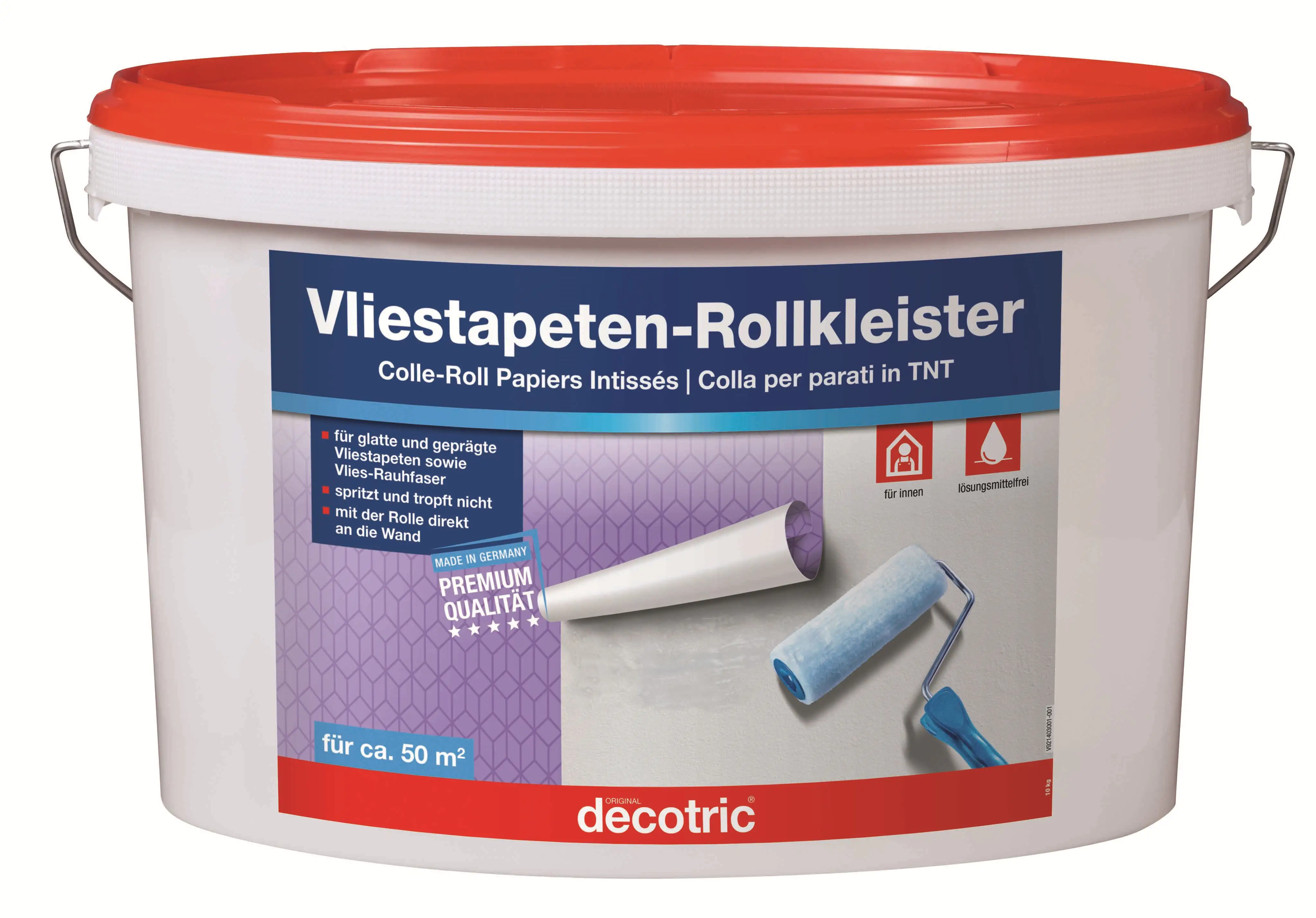 Decotric Rollkleister 10 kg für 50 m² für Vliestapeten