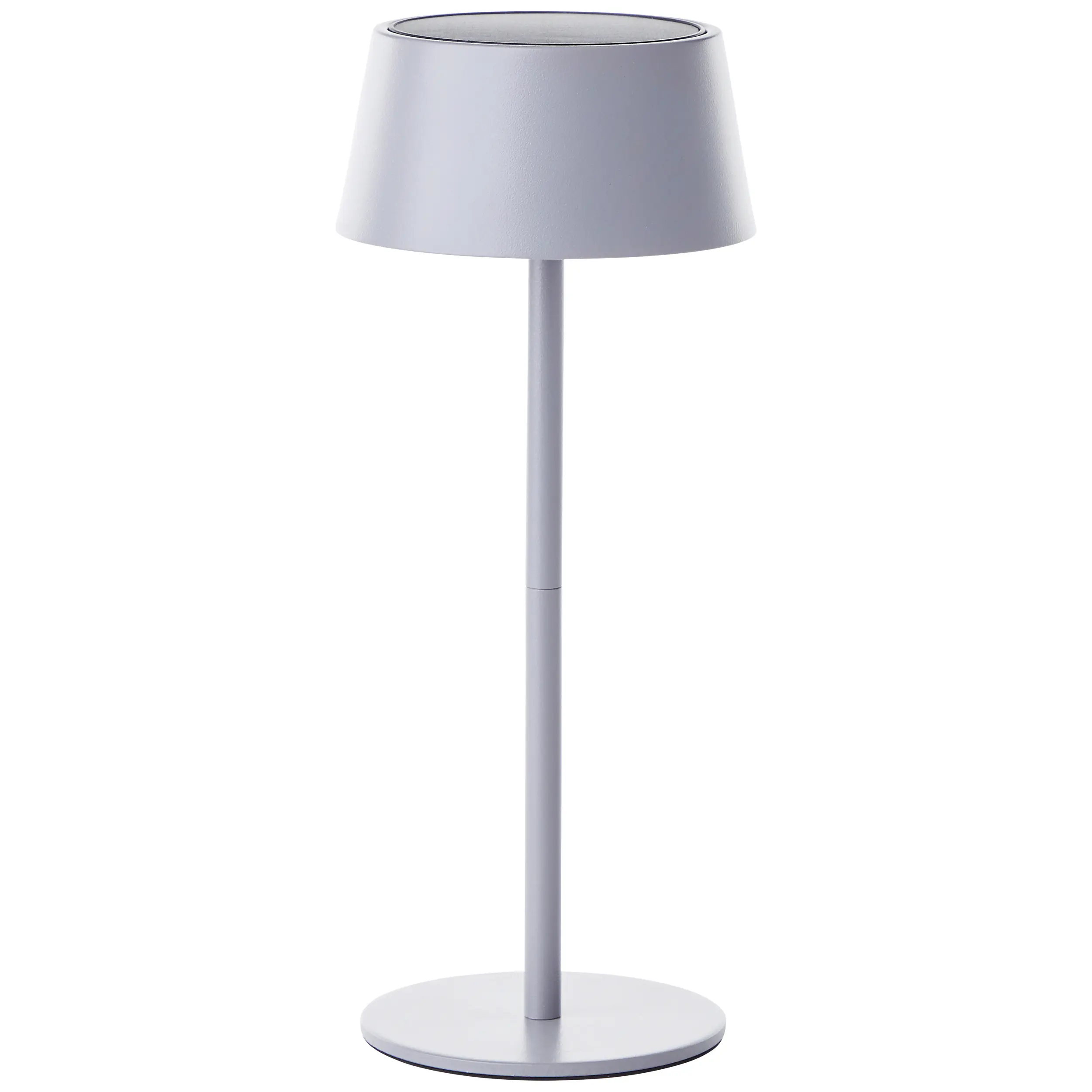 Brilliant Solartischleuchte Picco mit USB-Anschluss 4W grau