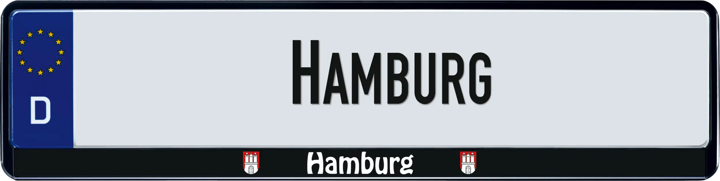 Hermann Schütz Design Kennzeichenrahmen Bundesland Hamburg