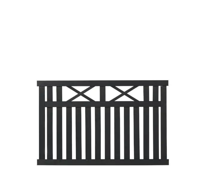 Plus Zaunelement Vinesse 150 x 96 cm schwarz