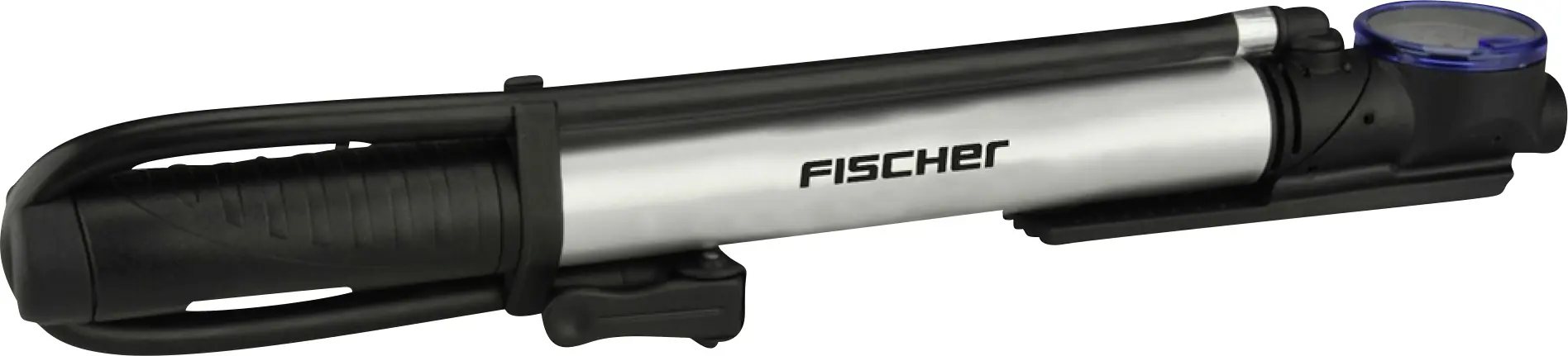 Fischer Mini-Standpumpe 2in1 universell mit Manometer