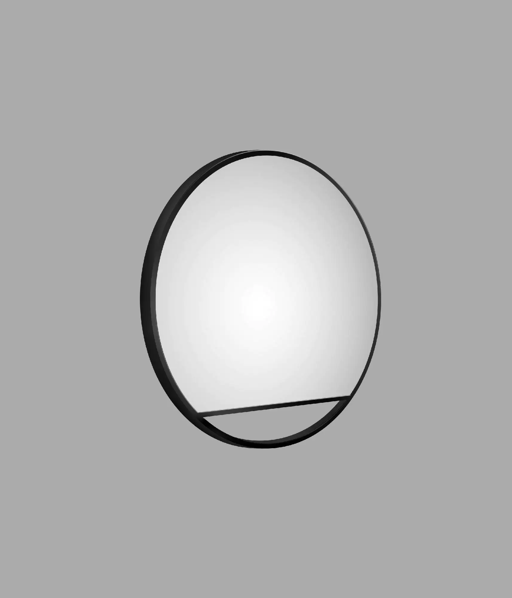 DSK Design Spiegel Silver Cosmos Ø60 cm, schwarz