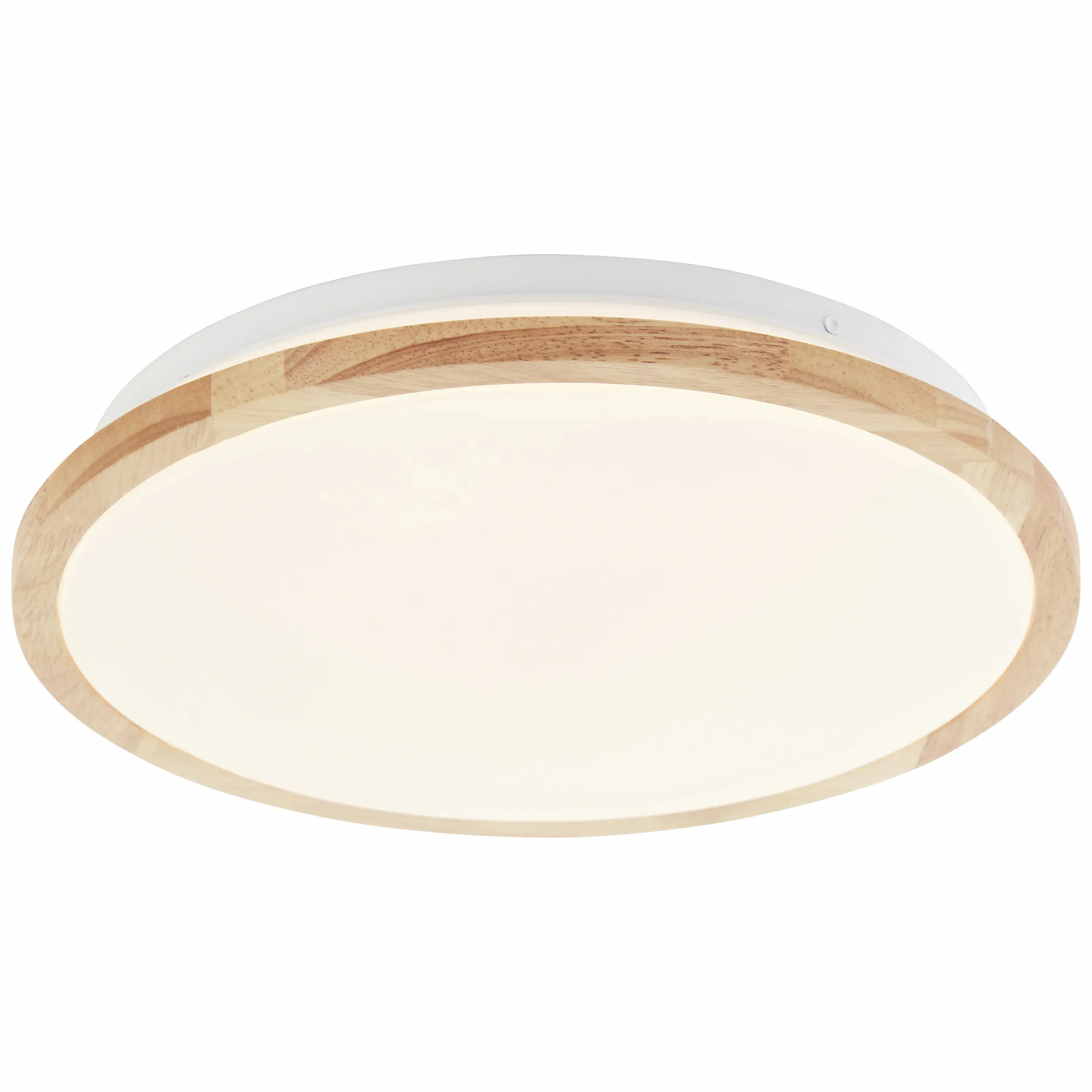 Brilliant LED Deckenleuchte Bario holz weiß 30 x 5,5 cm 18 W 