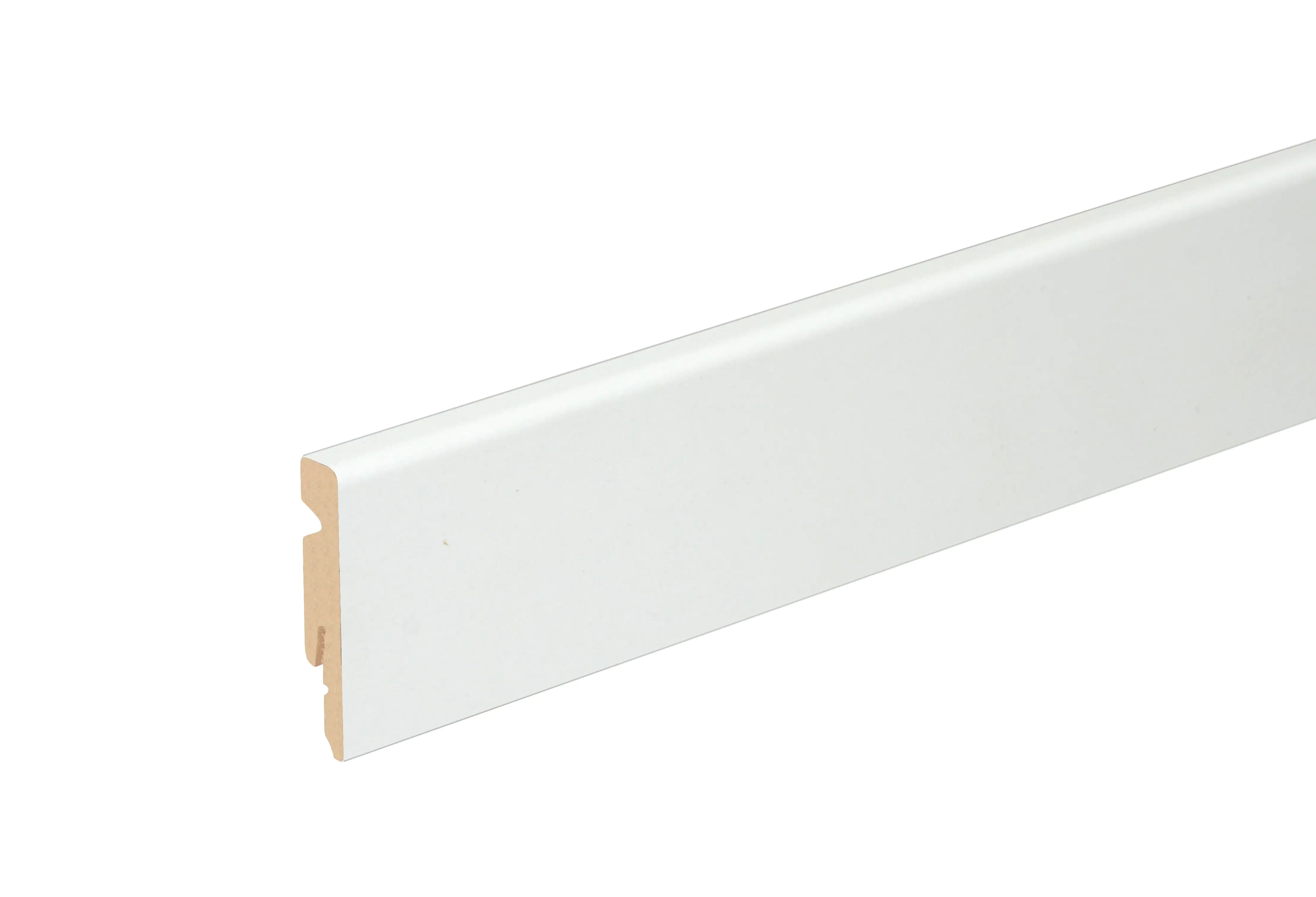 FN Neuhofer Fußleiste 220 cm 60 x 11 mm weiß