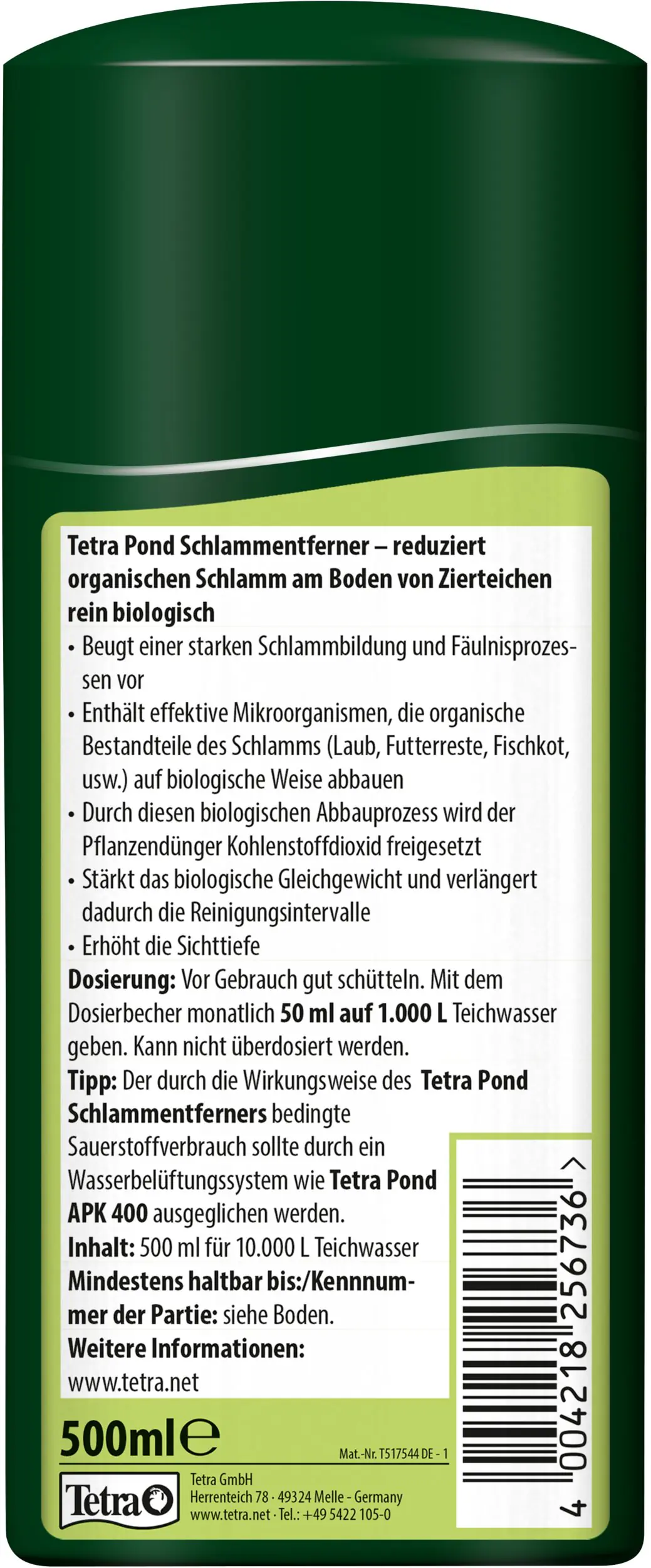 Tetra Schlammentferner Pond 500 ml