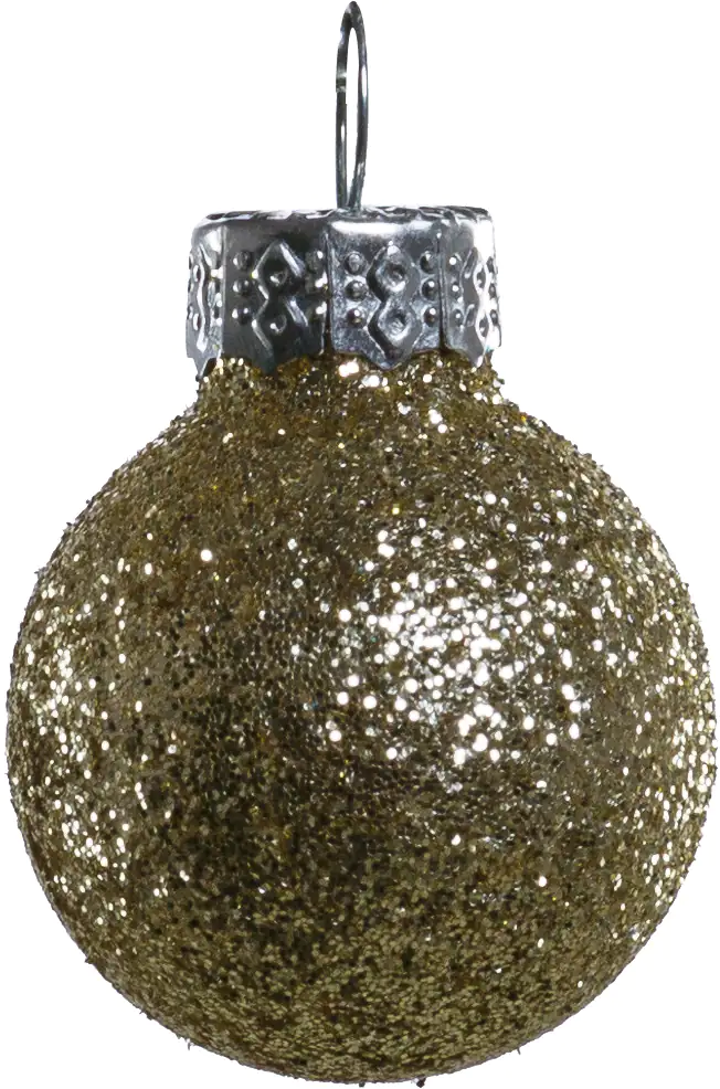 TrendLine Mini-Christbaumkugeln aus Glas Ø 2,5 cm gold-blau 100 Stück