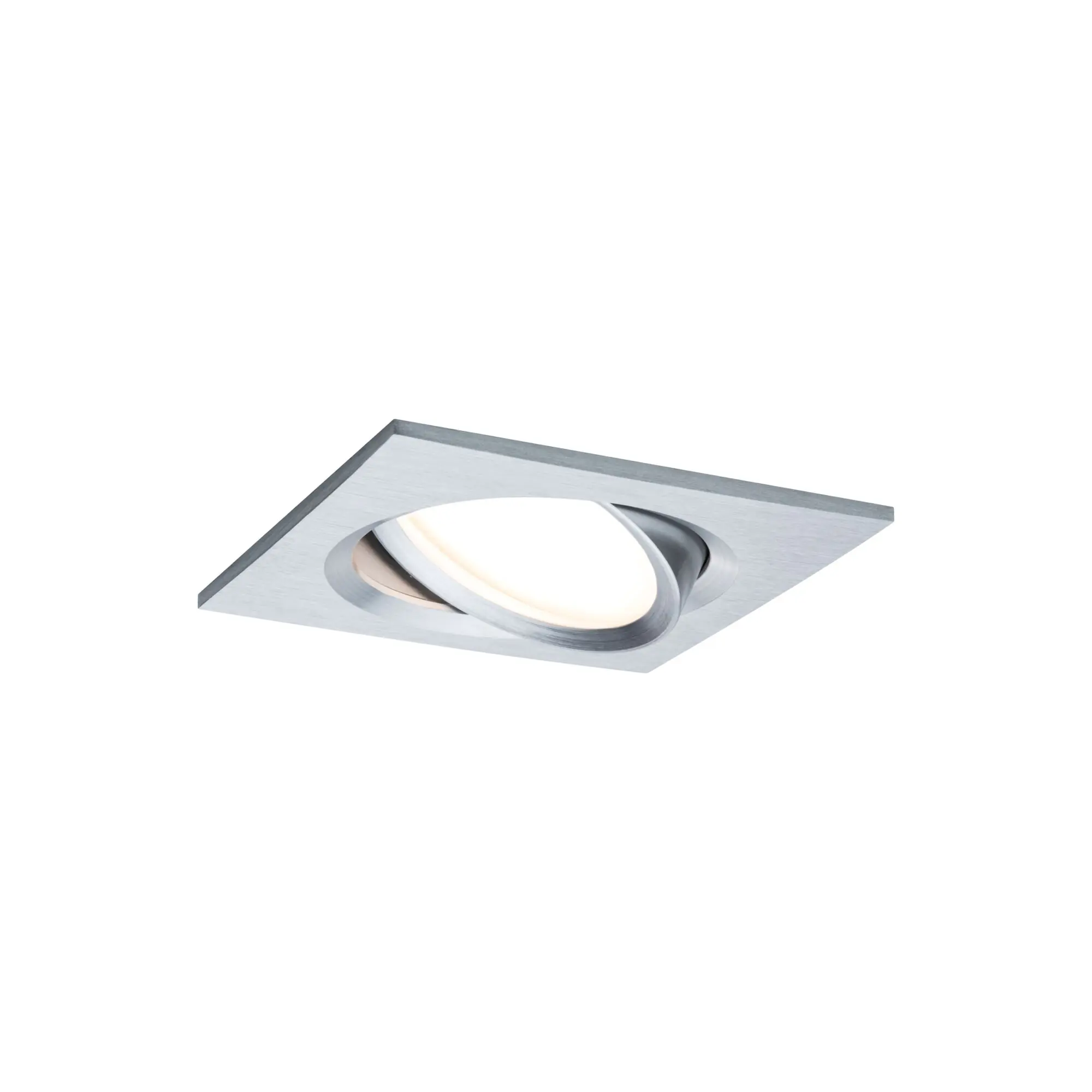 Paulmann LED-Einbauleuchte Nova Plus 8,4 cm warmweiß aluminium dimmbar 3er Set