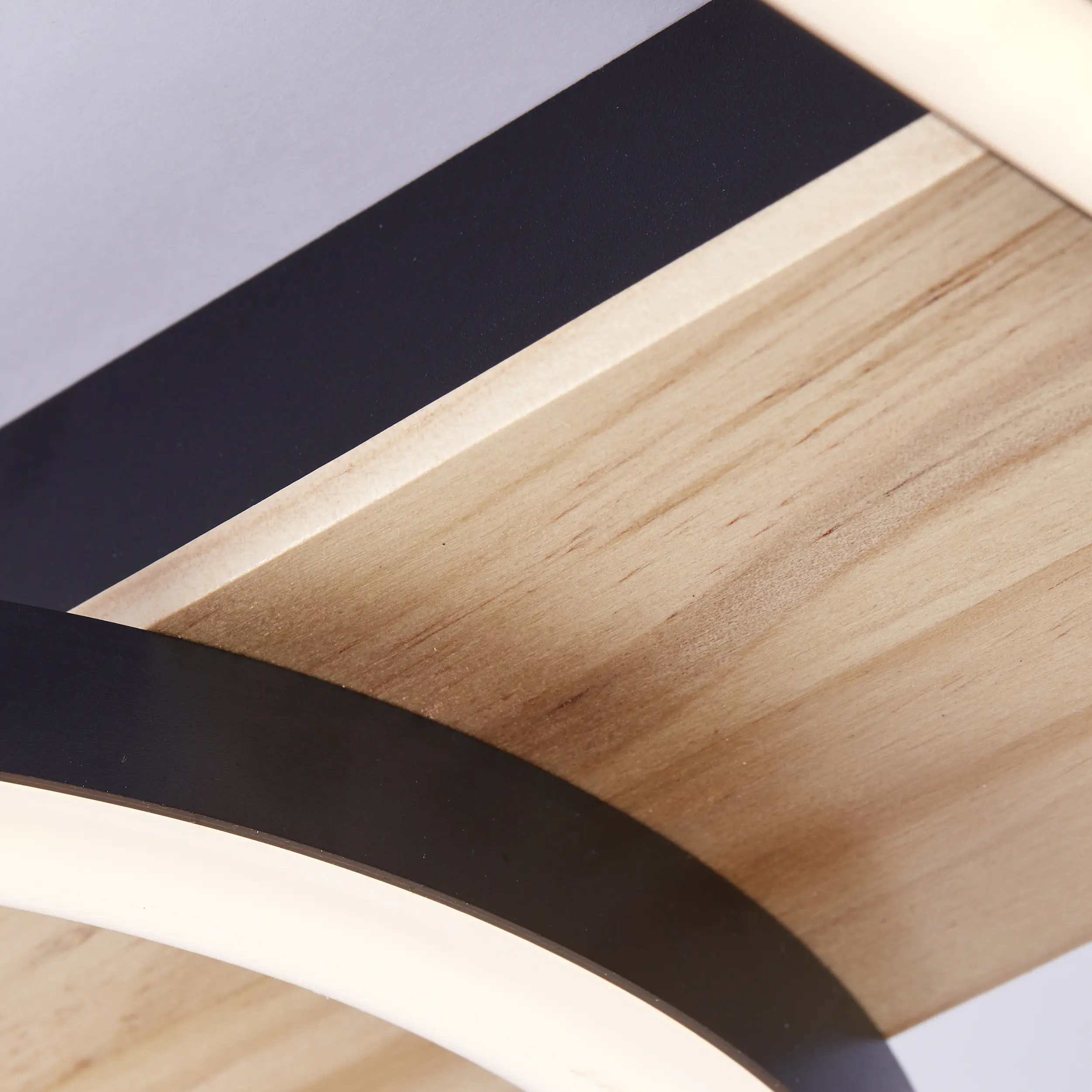 Brilliant Leuchten LED Deckenleuchte Maureen 24W, warmweiß, holz