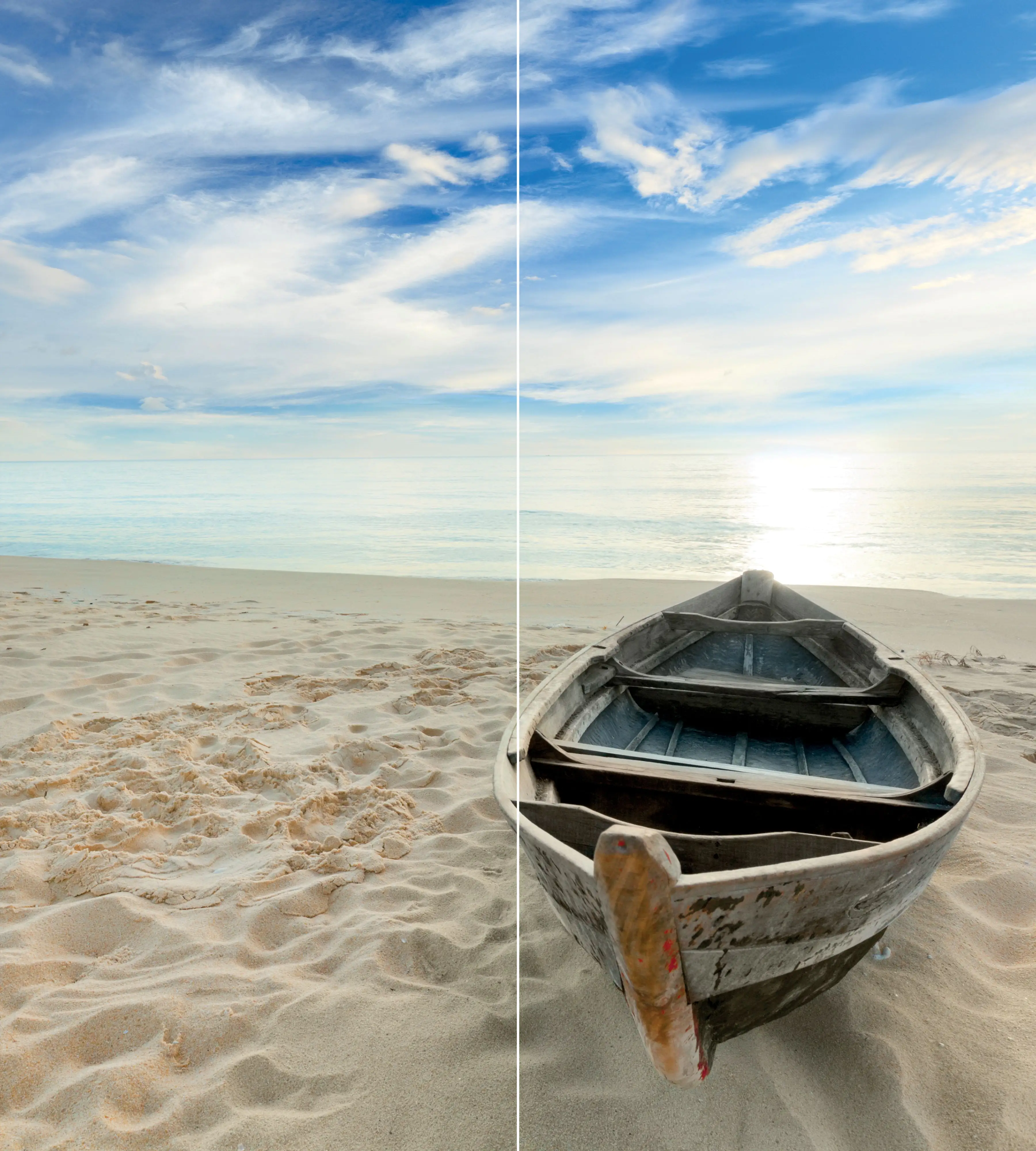 Schulte Duschrückwand Eck Ruderboot am Strand je 90 x 210 cm