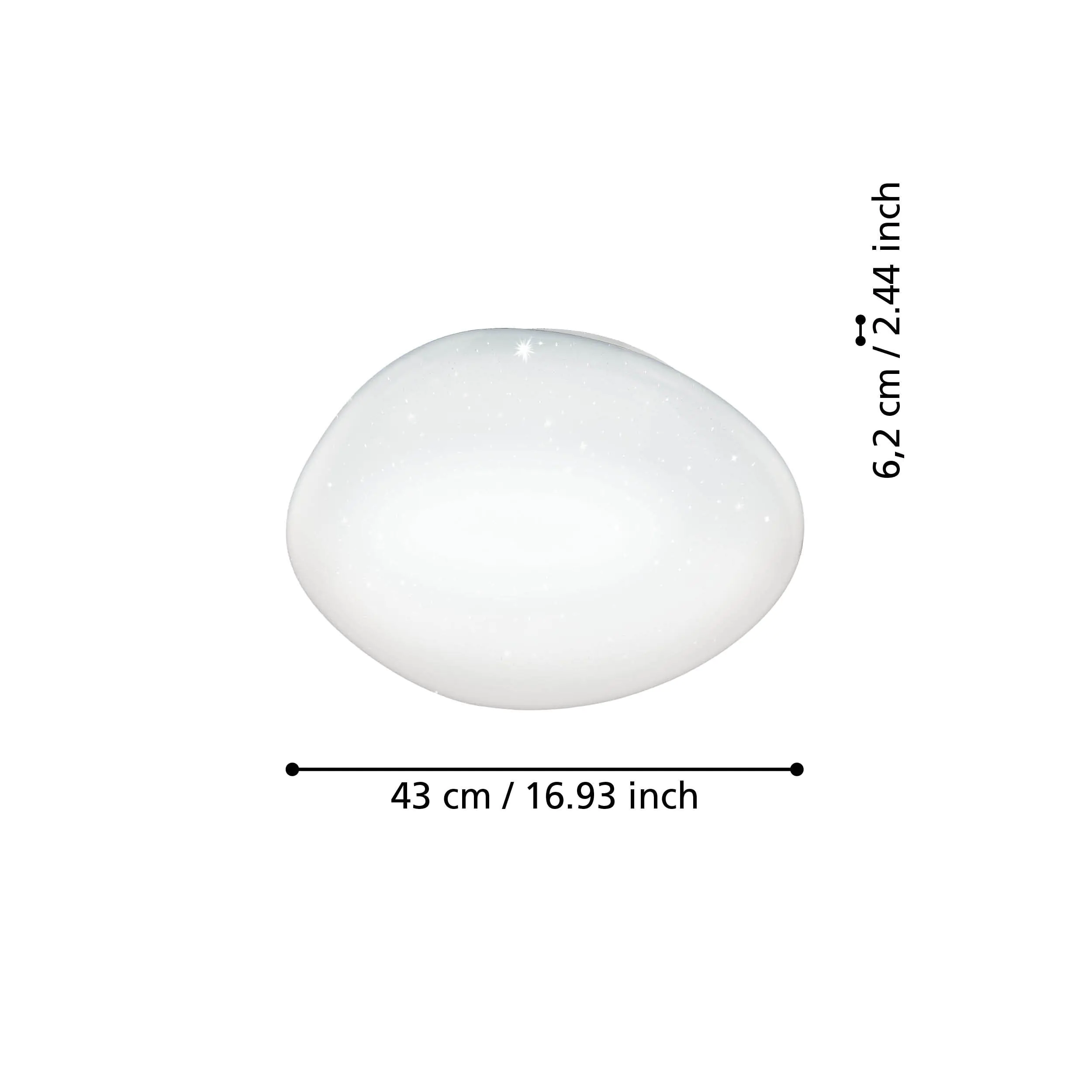 Eglo Connect LED Deckenleuchte Sileras-Z weiß RGB Smart Home connect.Z