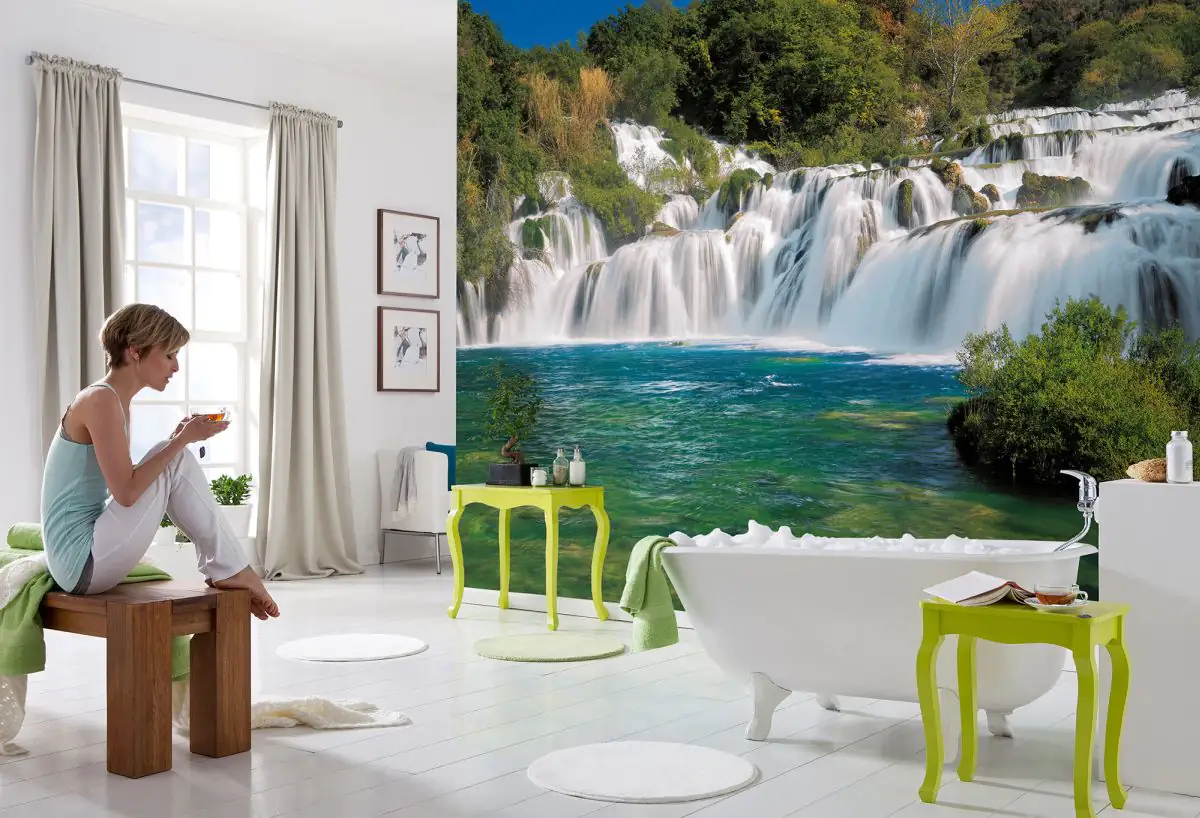 Komar Fototapete Krka Falls 368 x 254 cm 