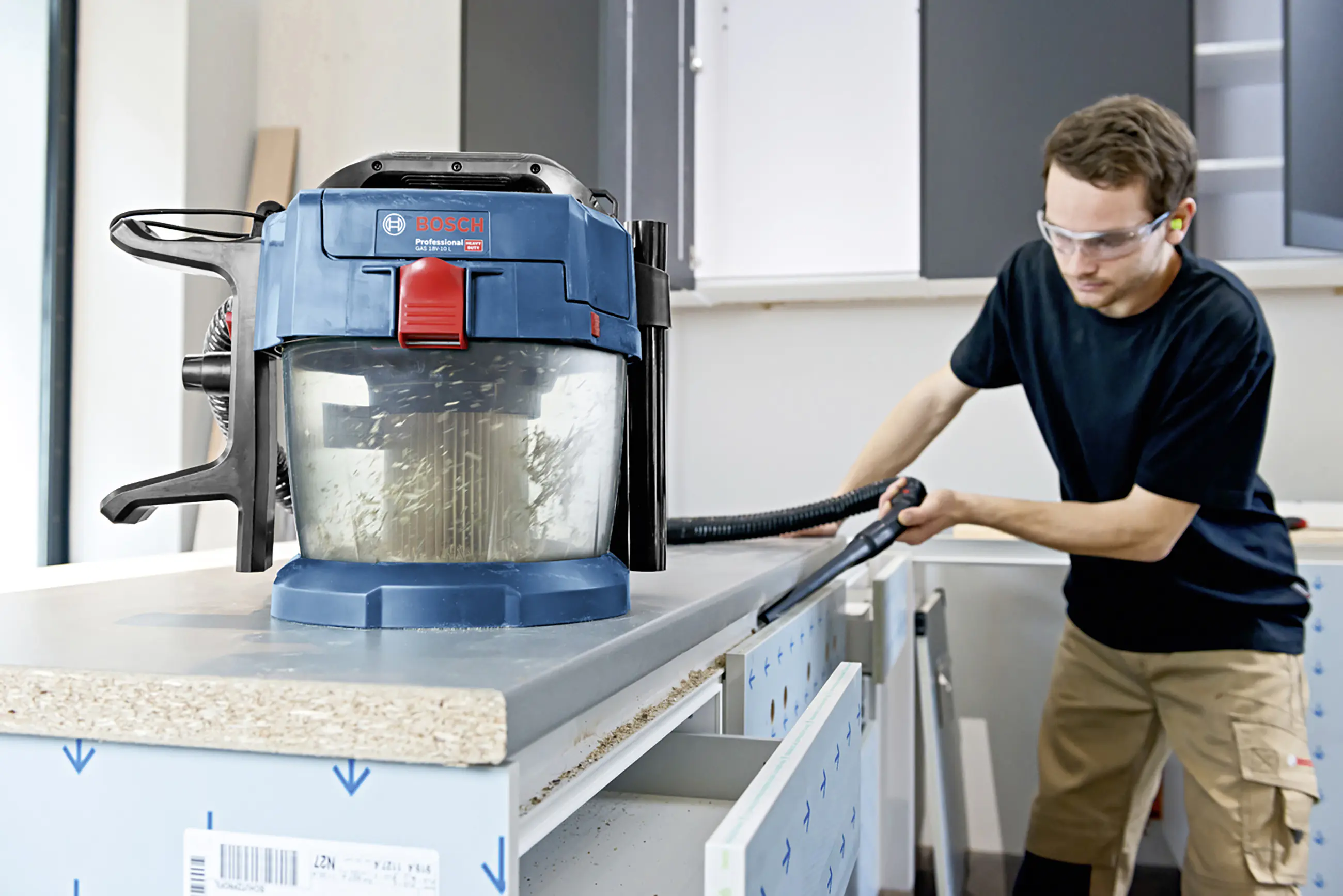 Bosch Professional Akku-Staubsauger GAS 18V-10 L Solo